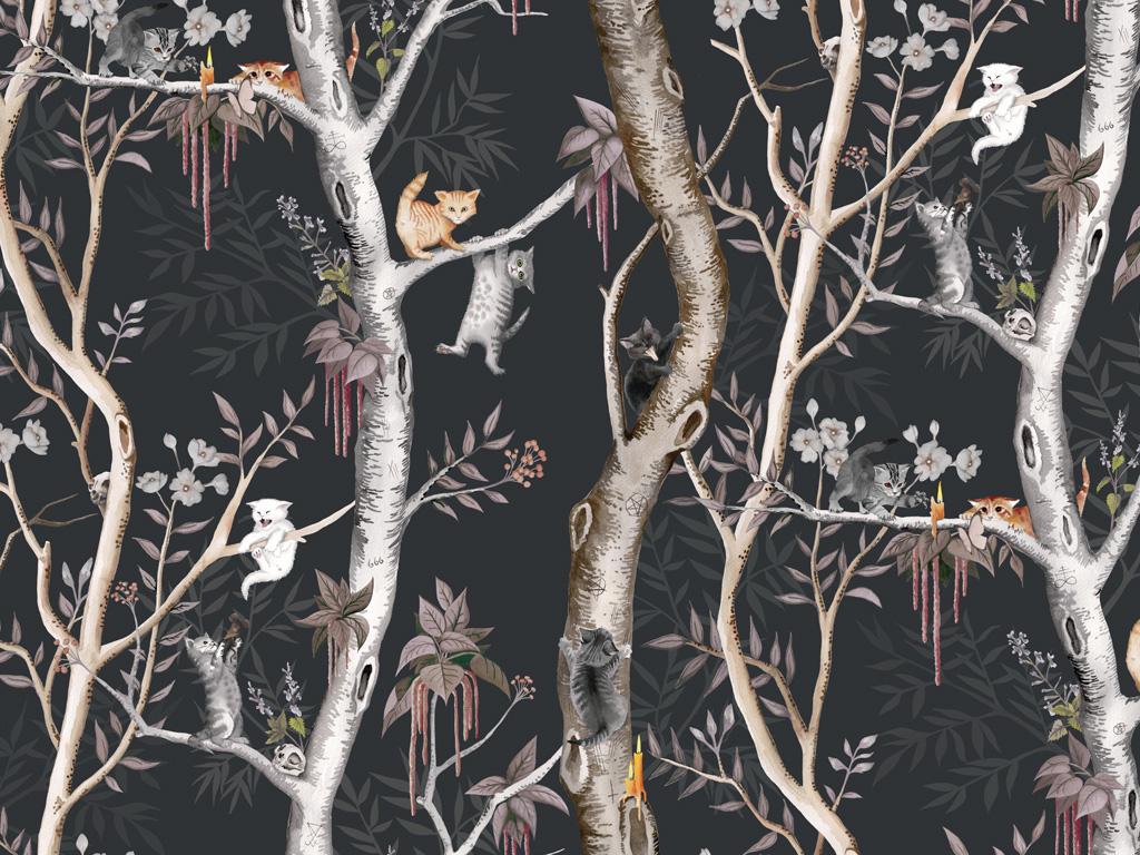 1024x768 Halloween Wallpaper: Spooky Pattern Downloads for Your Devices