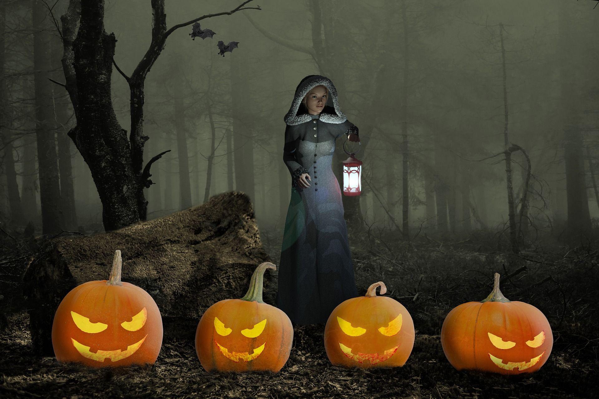 1920x1280 Vintage Halloween Desktop Wallpaper