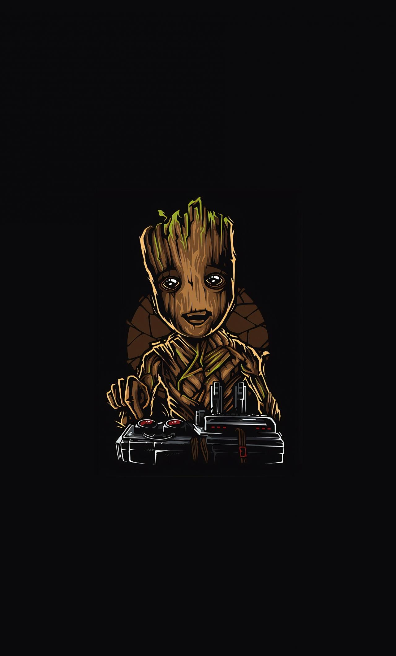 Baby Groot iPhone Wallpapers - Top Free Baby Groot iPhone Backgrounds ...