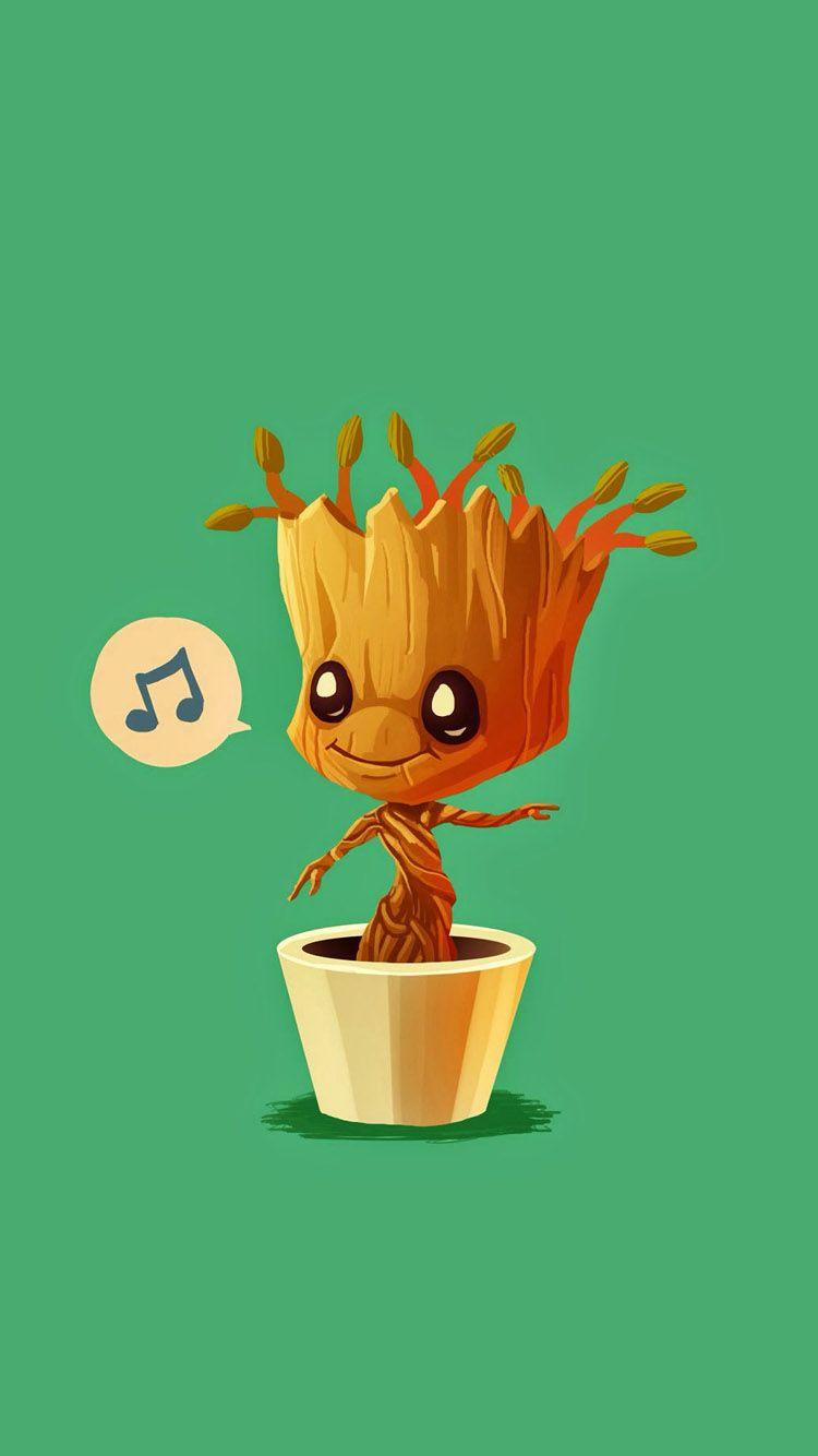 750x1334 Baby Groot iPhone Wallpaper