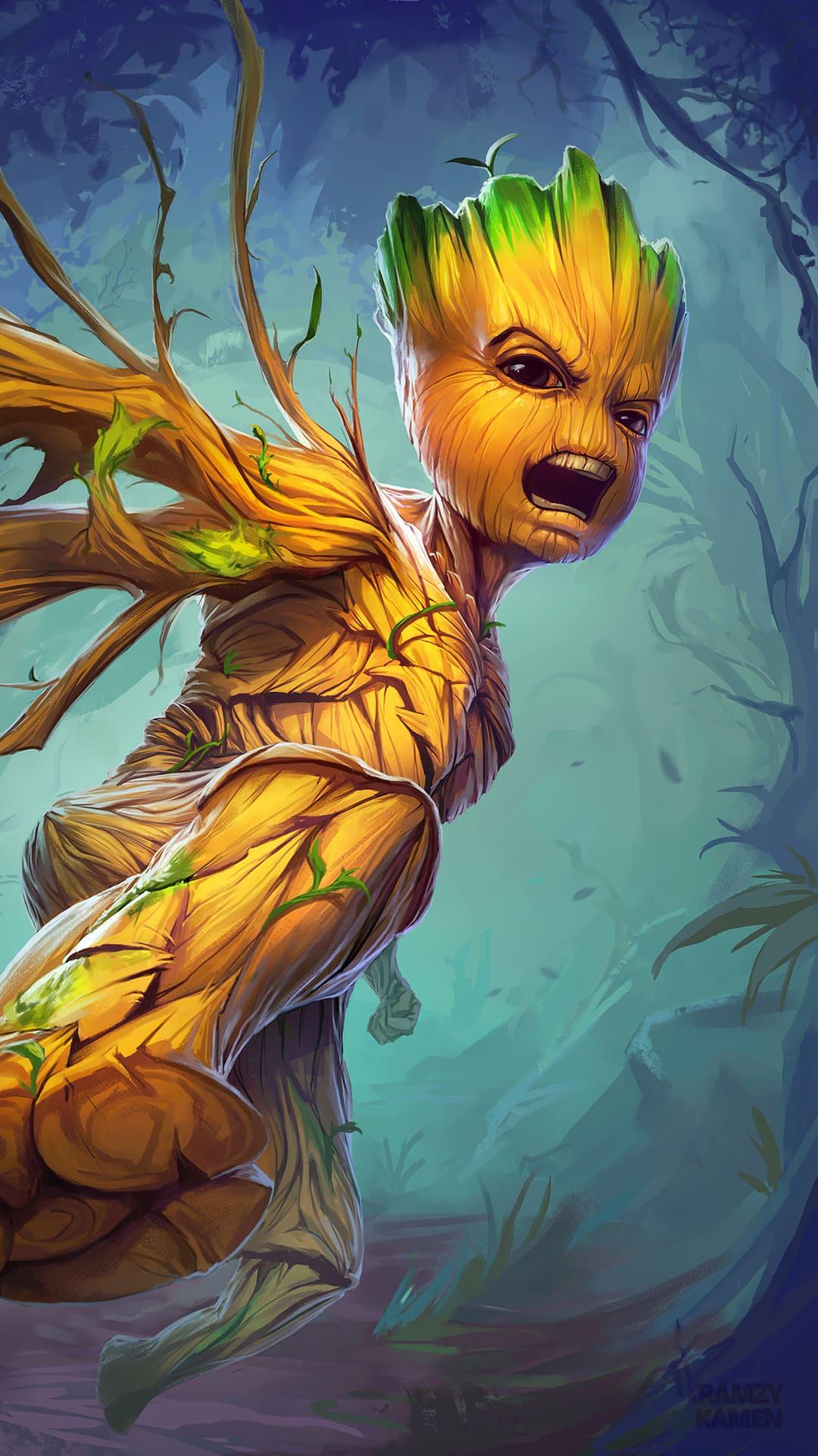 1080x1920 Baby Groot Wallpaper -k Background Download [ HD ]