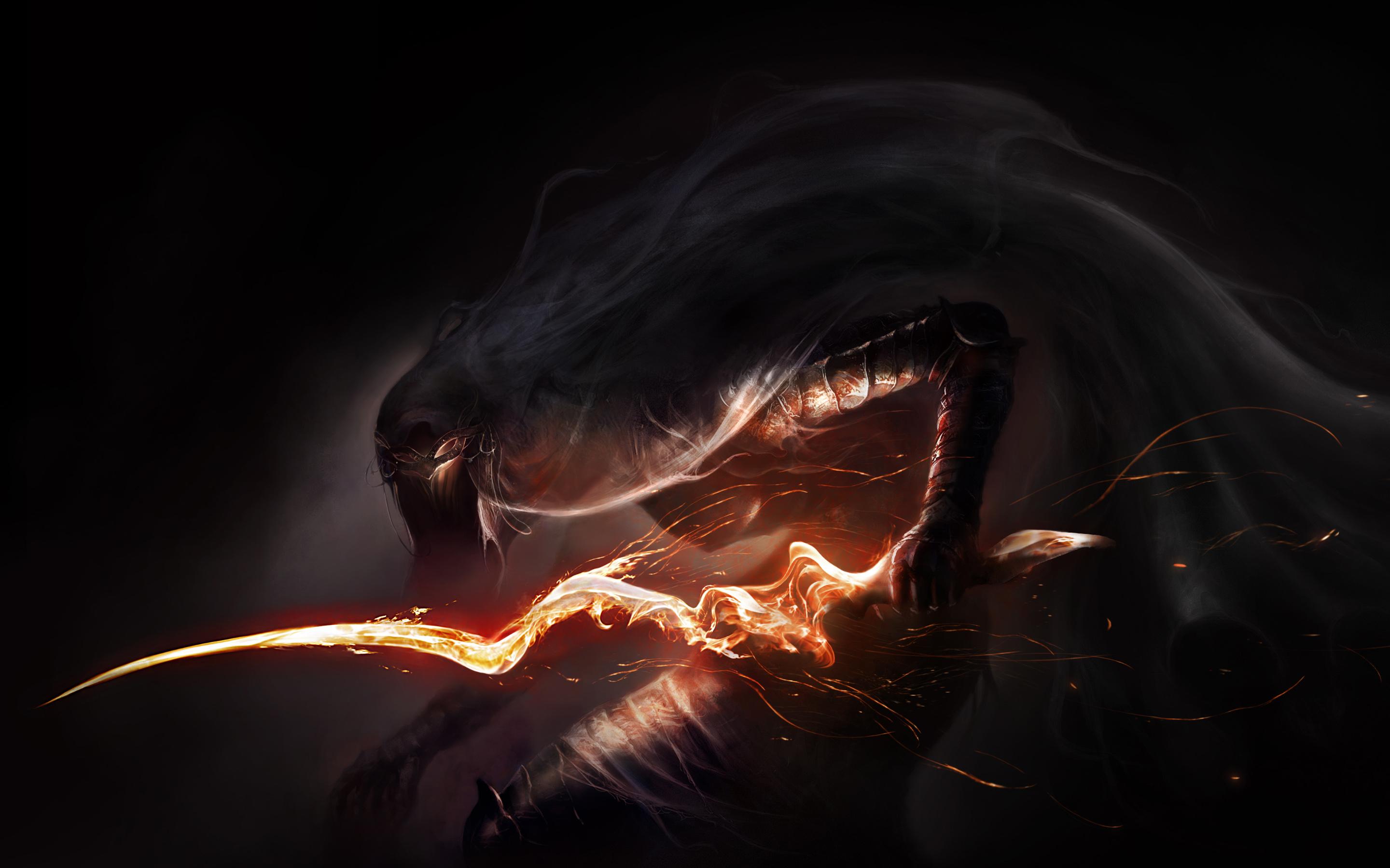 2880x1800 Dark Souls III Monster Concept Wallpaper