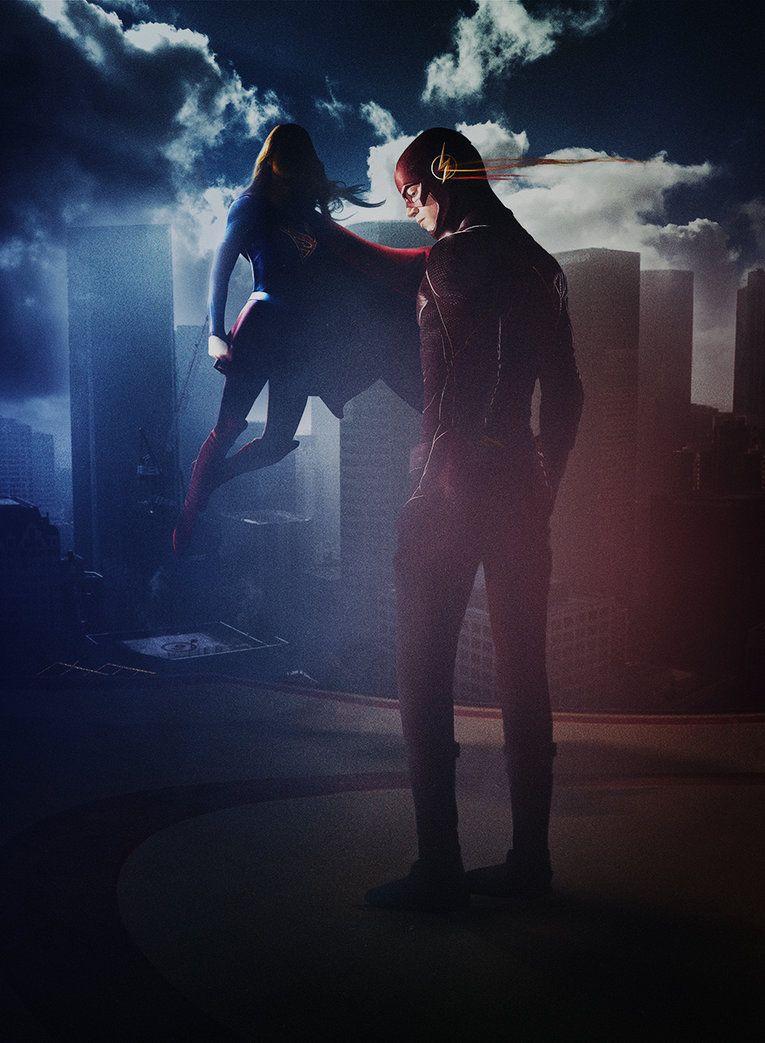 765x1043 Supergirl And Flash Crossover Poster. Supergirl and flash, Supergirl, Flash crossover