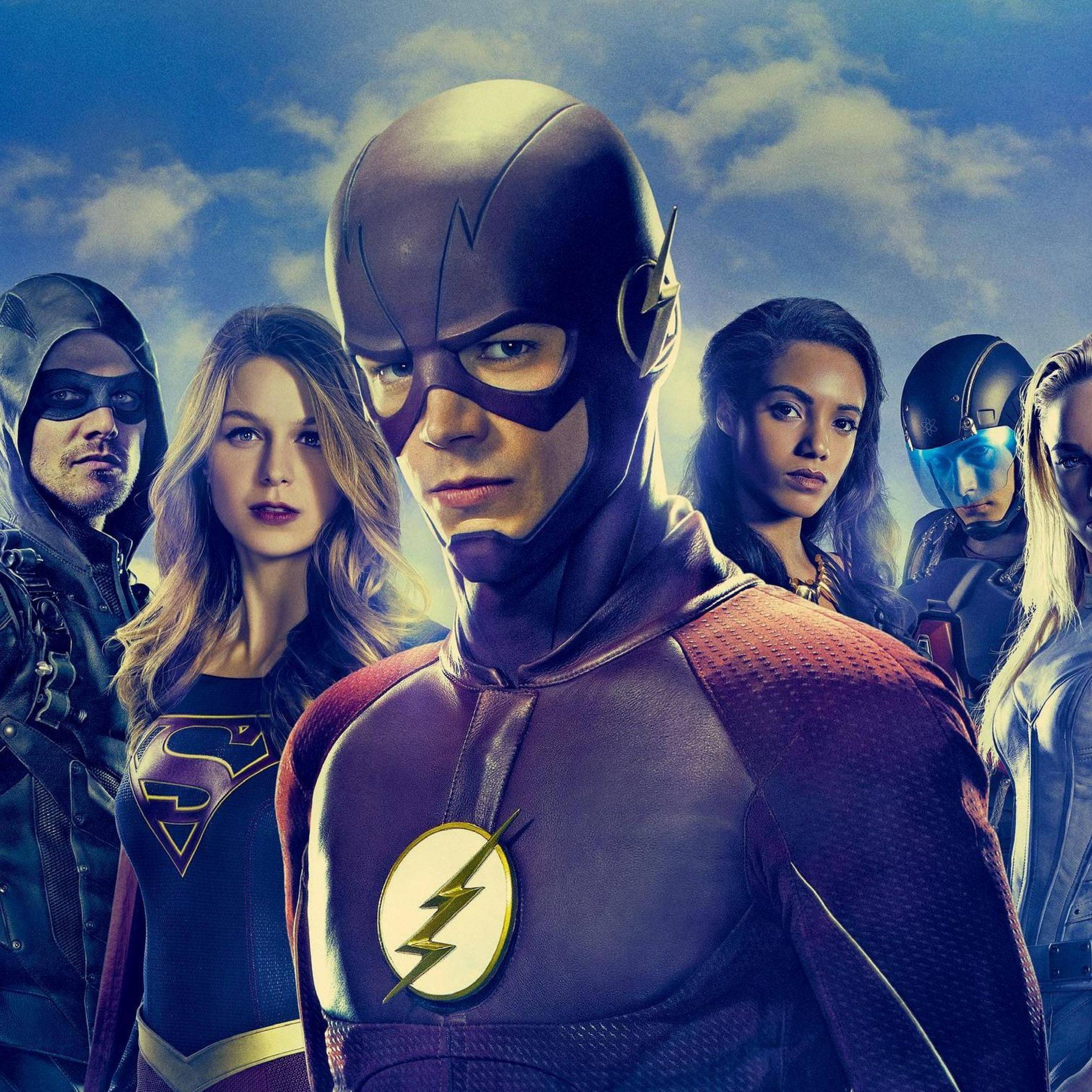 2346x2346 DC TV Superheros Flash Supergirl Arrow iPad Pro Retina Display Wallpaper, HD TV Series 4K Wallpaper, Image, Photo and Background