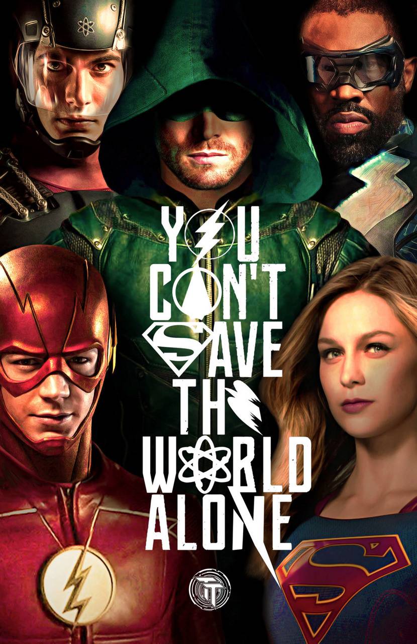 830x1280 The Flash And Supergirl Wallpaper