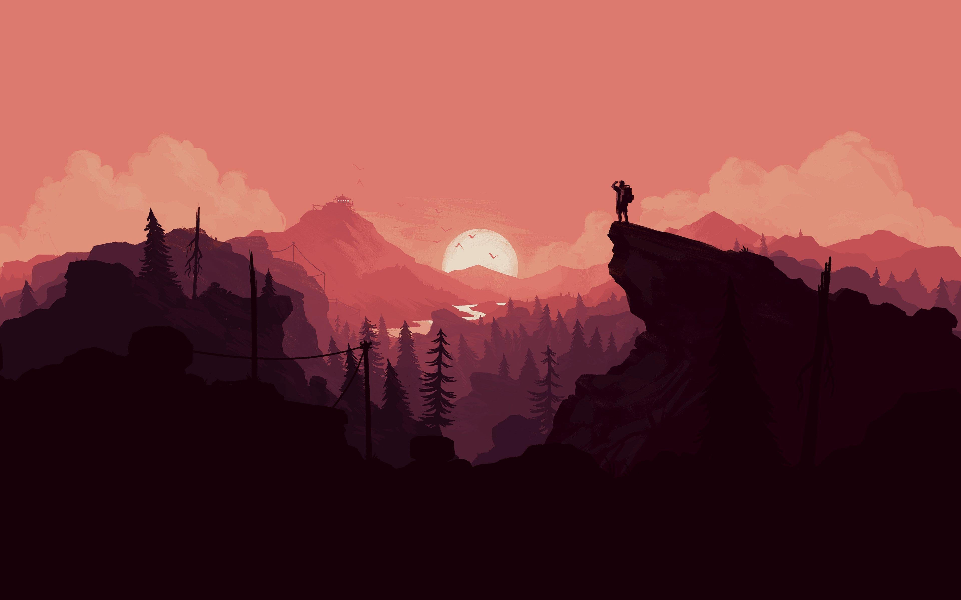 3840x2400 firewatch wallpaper. Desktop wallpaper art, Background HD wallpaper, Firewatch