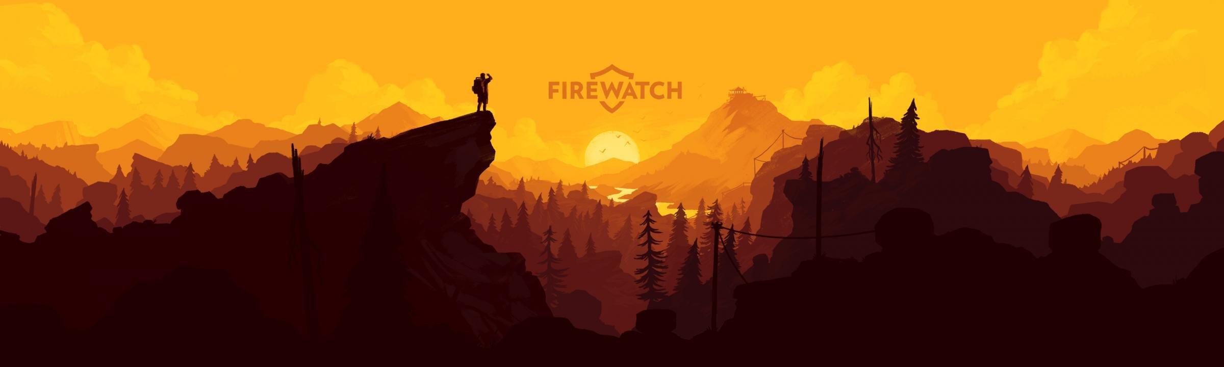 2400x720 Free Download Firewatch Wallpaper Id Monitor Firewatch Wallpaper 4k