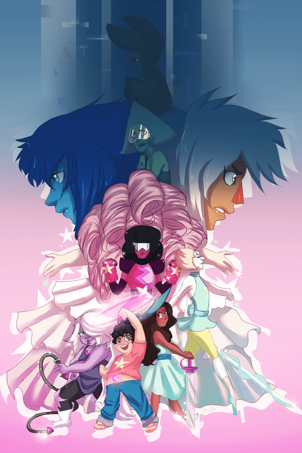 1024x1536 steven universe temple fusion. Steven universe wallpaper, Peridot steven universe, Steven universe