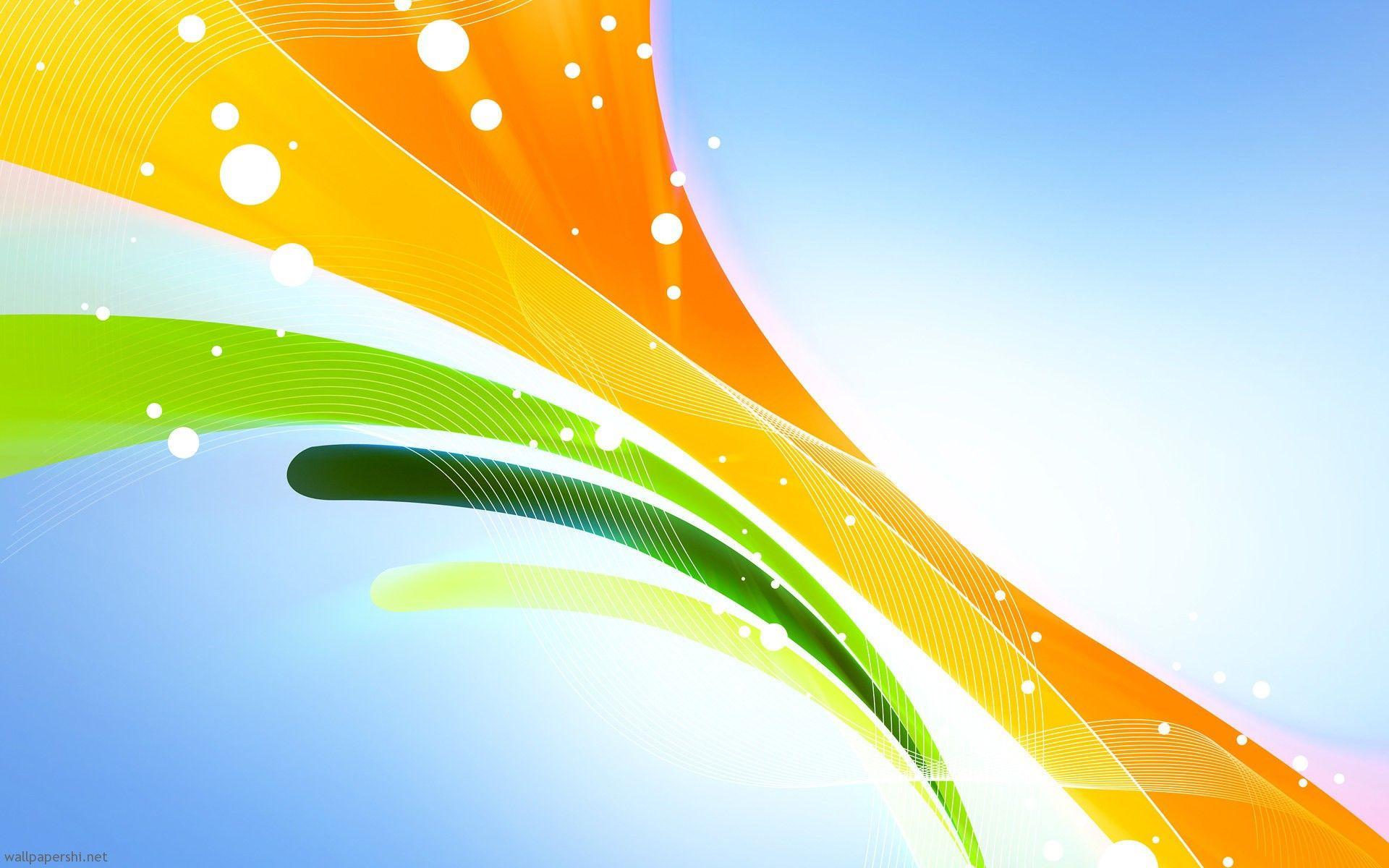 1920x1200 abstract lines green orange yellow PowerPoint background. Available in 1920x this PowerPoint template is free to download, and ready to use. วอลเปเปอร์