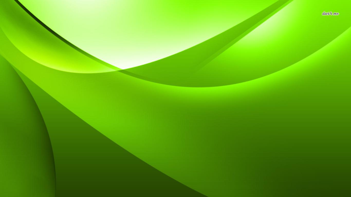 1366x768 Abstract Green Wallpaper