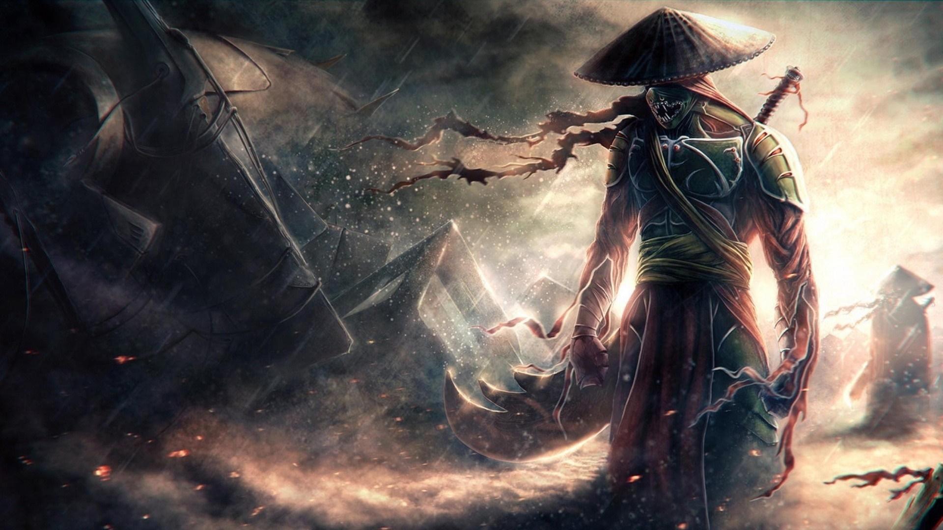1920x1080 digital art, fantasy art, render, warrior, samurai, mythology, darkness, screenshot, computer wallpaper, special effects, pc game, woman warrior. Mocah HD Wallpaper