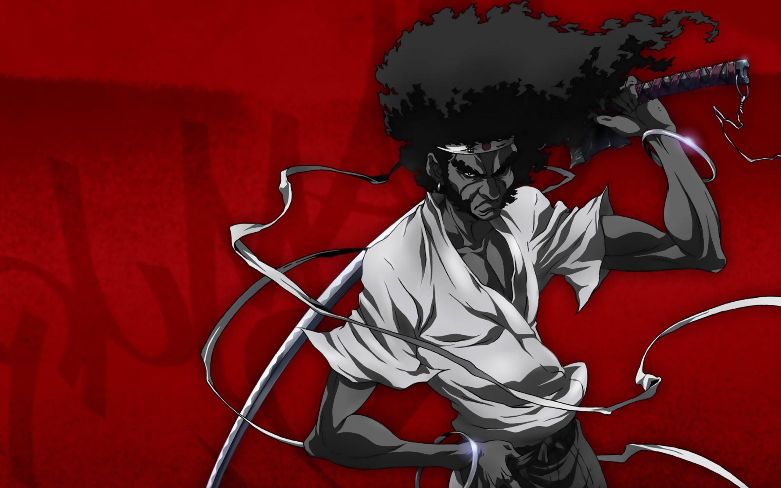 2560x1600 afro, Samurai, Anime, Game Wallpaper HD / Desktop and Mobile Background