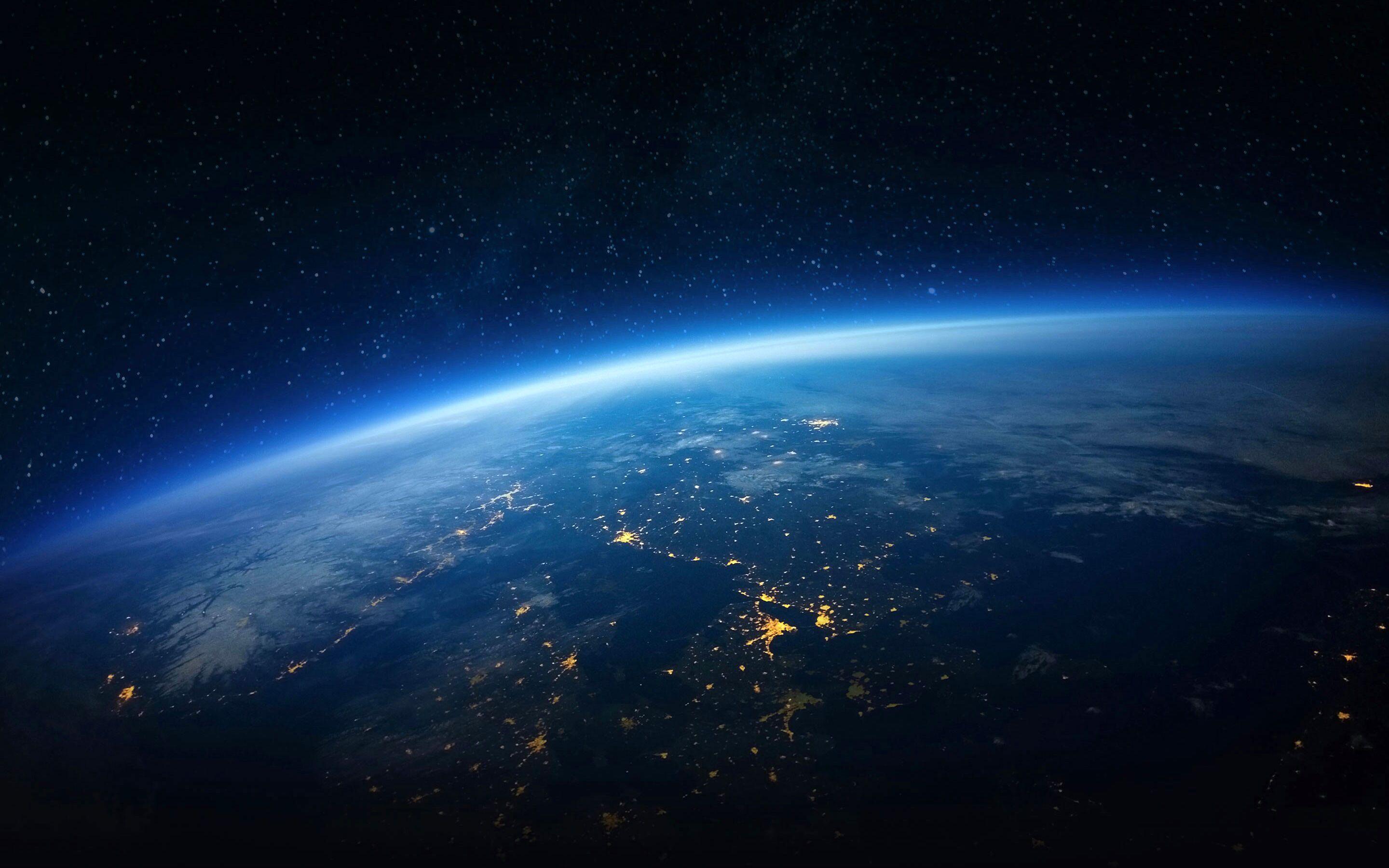 2880x1800 Mac OS X Earth Horizon Wallpaper