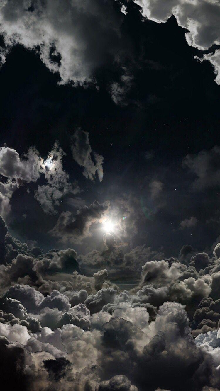 750x1334 Sky, Cloud, Nature, Atmosphere, Daytime, Moonlight iphone wallpaper. Dark wallpaper iphone, iPhone wallpaper sky, Wallpaper sky