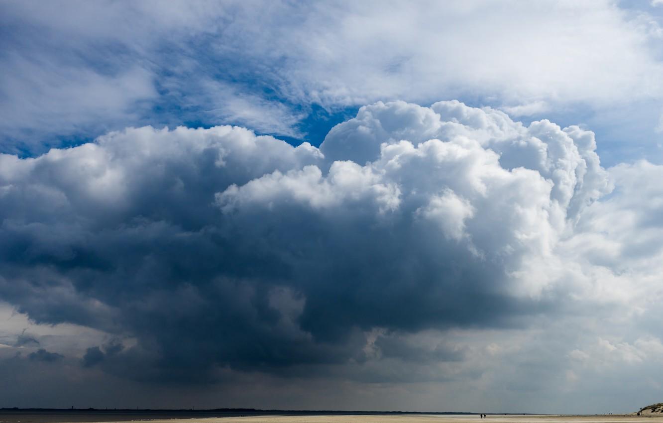1332x850 Wallpaper the sky, clouds, clouds, nature, background, widescreen, Wallpaper, horizon, wallpaper, sky, nature, widescreen, background, clouds, full screen, HD wallpaper image for desktop, section природа