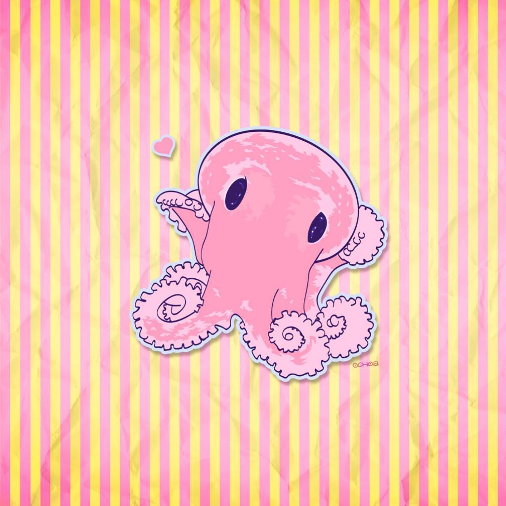 1024x1024 Free download Wallpaper Cute octopus Cute iPad iPad 2 iPad mini Wallpaper HD [1024x1024] for your Desktop, Mobile & Tablet. Explore Cute Wallpaper Background for iPad. Cute Wallpaper For