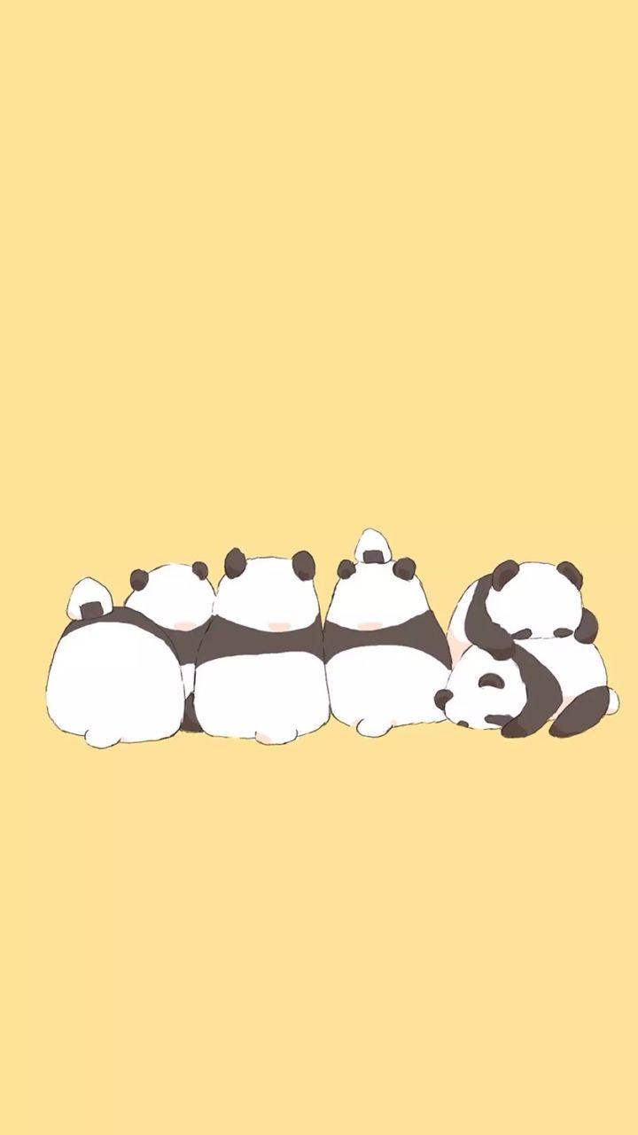 Kawaii Cute Panda Wallpapers Top Free Kawaii Cute Panda Backgrounds Wallpaperaccess