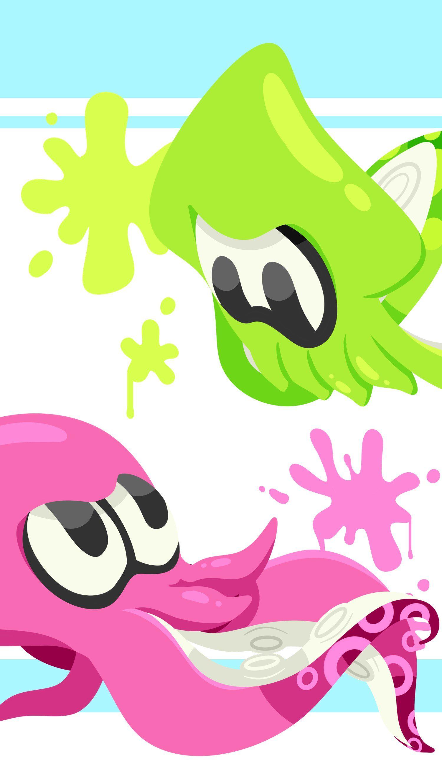 1500x2625 krintou on Twitter. Splatoon, Retro gaming art, iPhone wallpaper nintendo