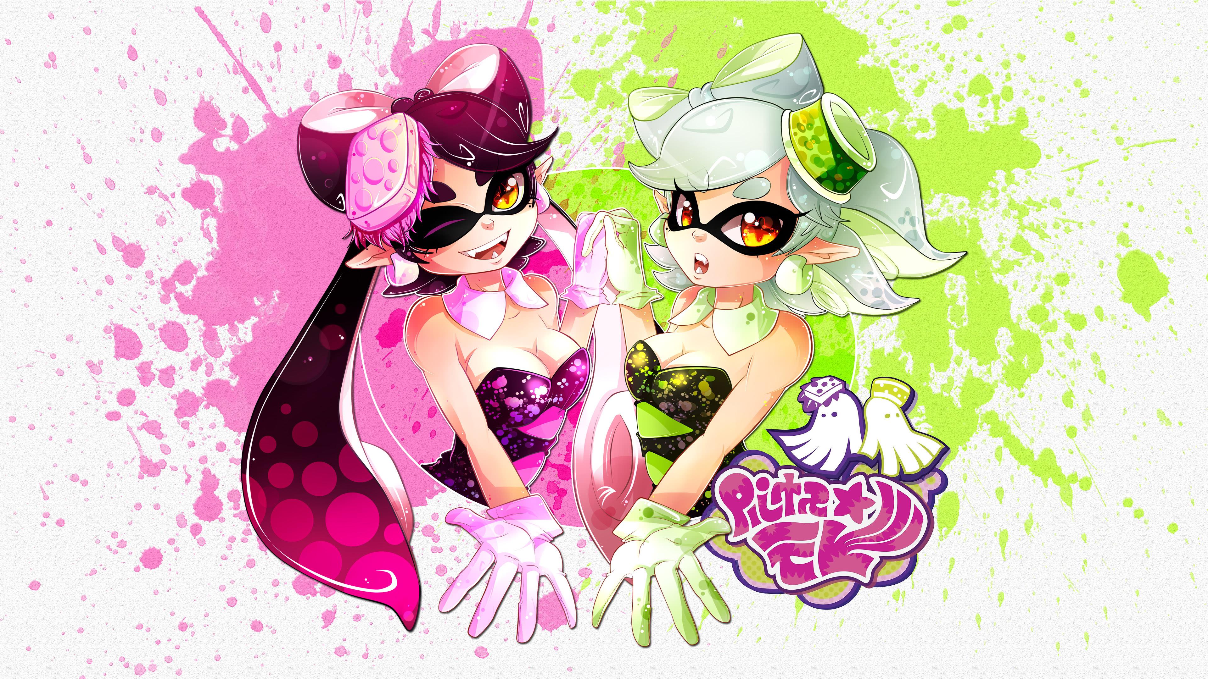 3840x2160 Splatoon Squid Sisters Uhd 4k Wallpaper Squid Sisters
