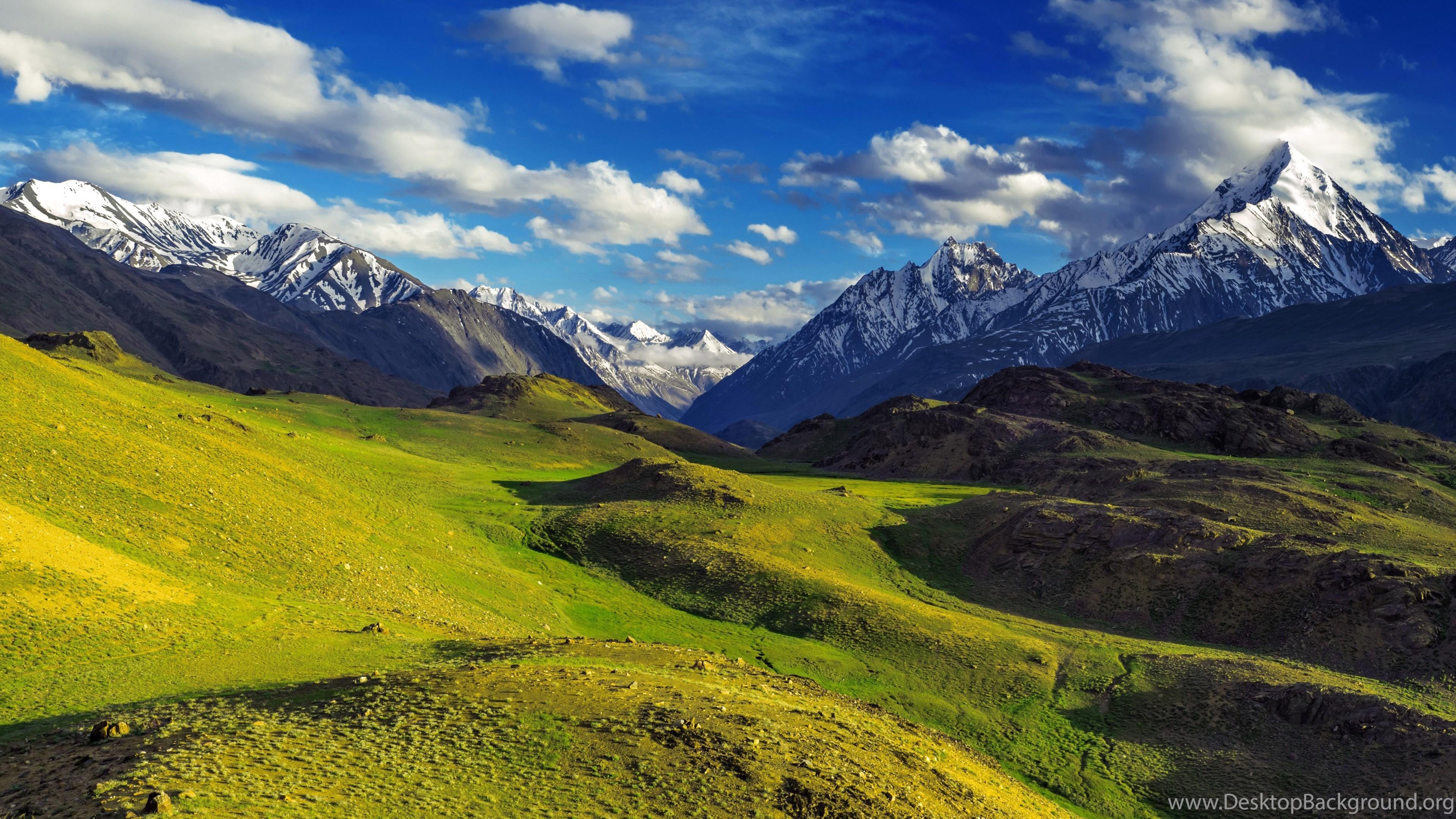 3840x2160 India Scenery Mountains Himalayas Clouds Nature Wallpaper. Desktop Background