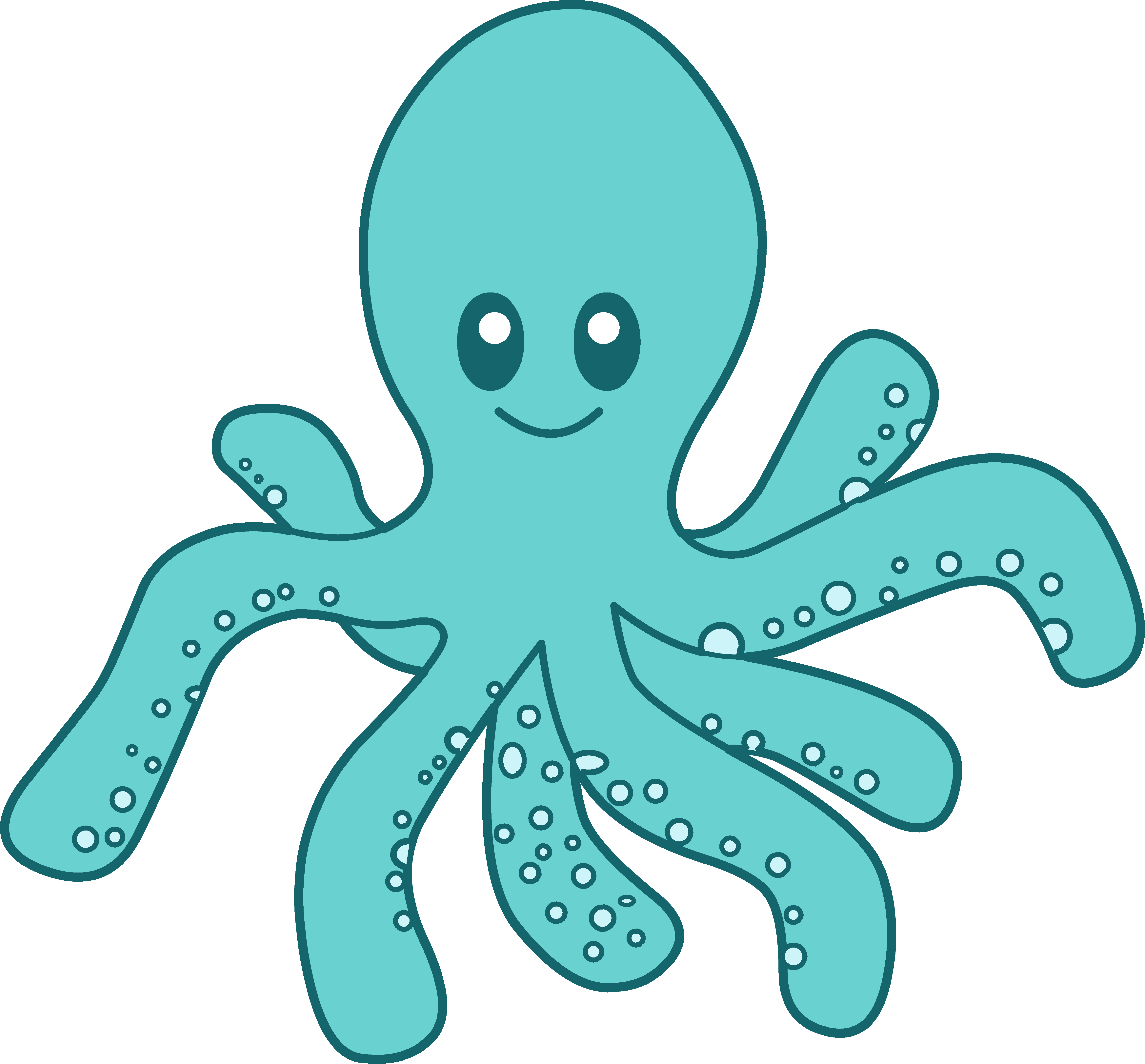 5782x5373 Funny octopus. background ultra. wallpaper