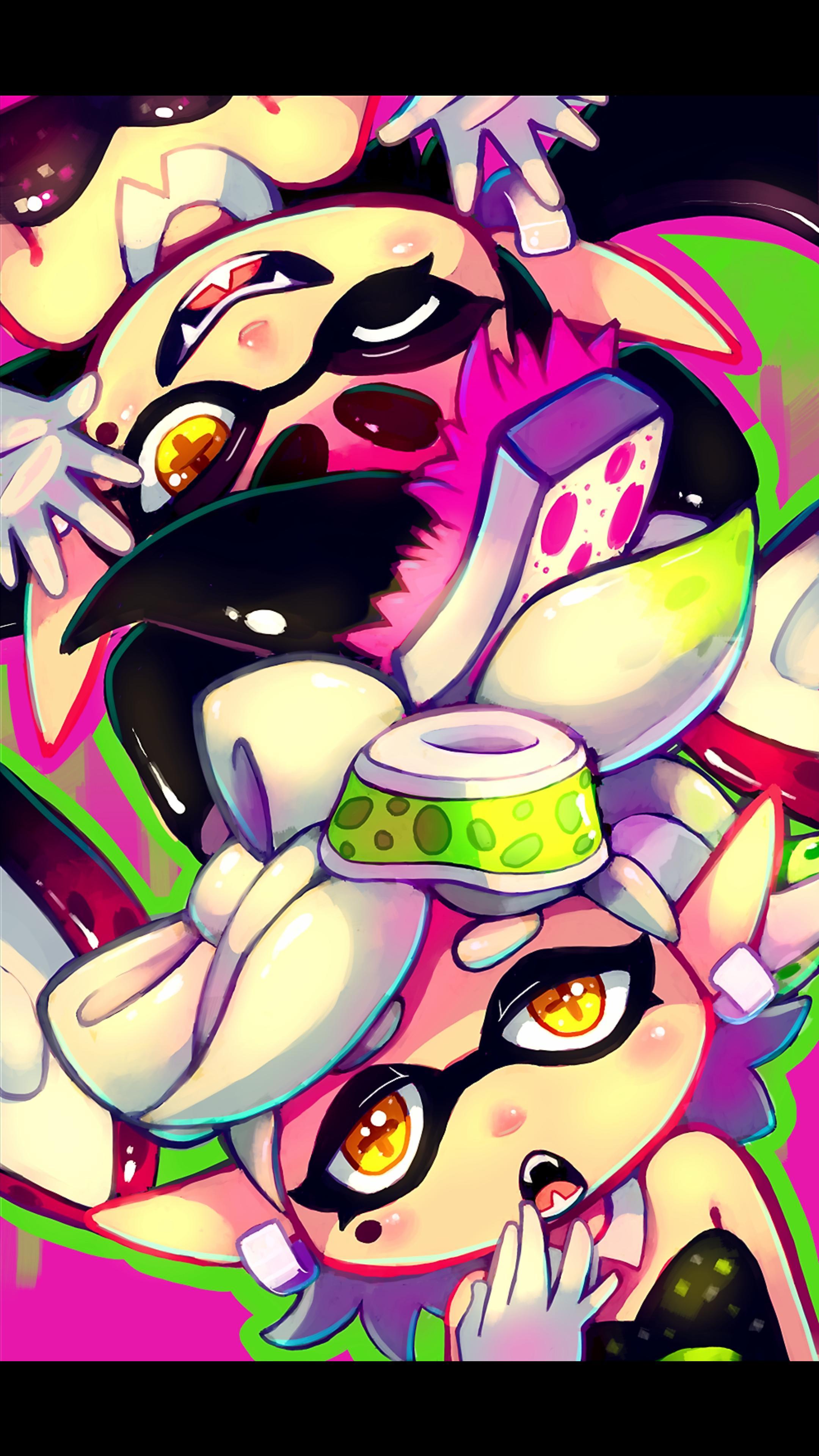 2160x3840 Squid Sisters Wallpaper
