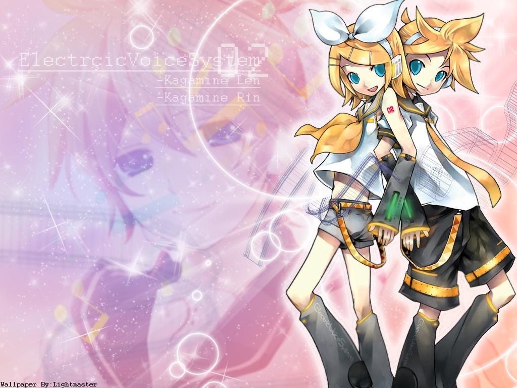 1024x768 Vocaloid Rin Wallpaper