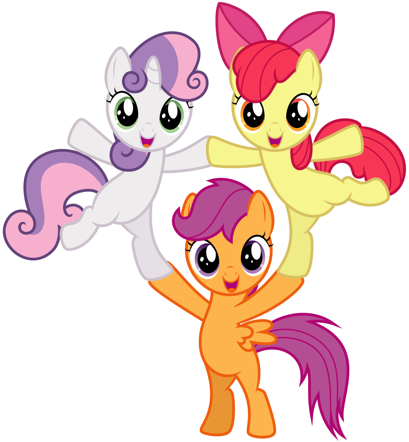 1600x1726 Cutie Mark Crusaders. My little pony list, My little pony characters, Mlp cutie marks