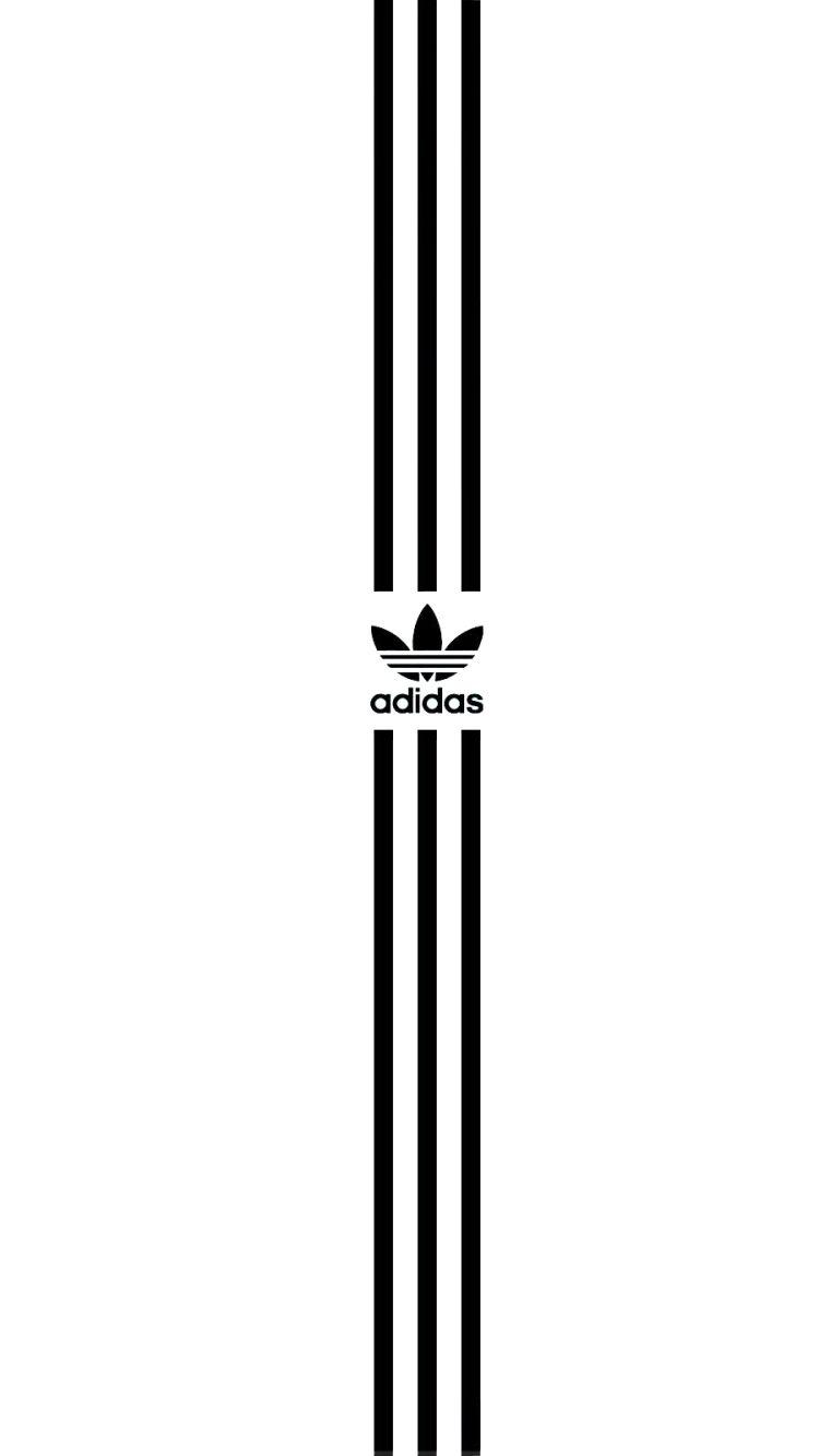 750x1334 White Adidas Wallpaper