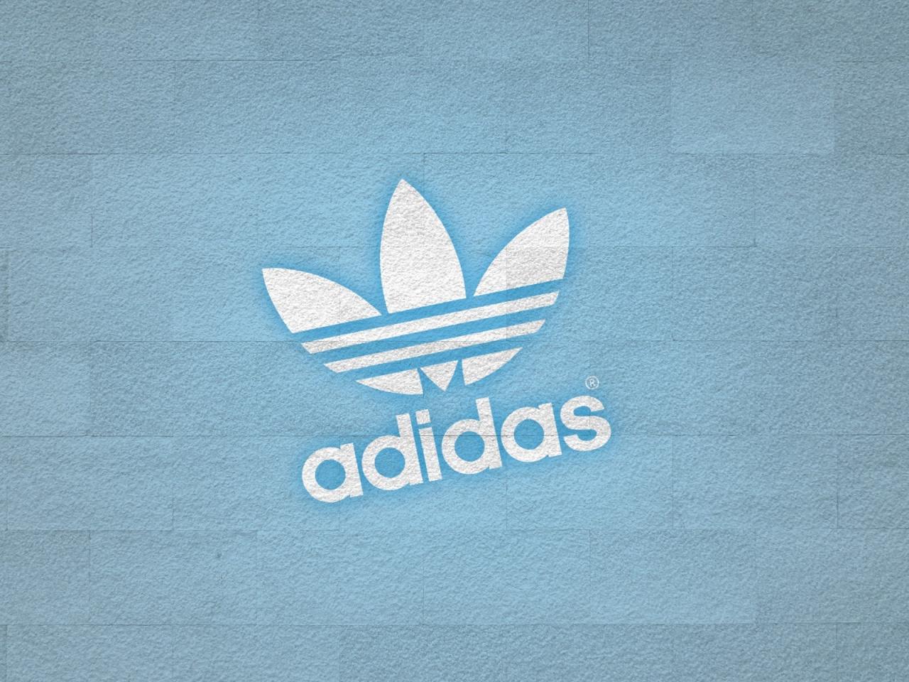 1280x960 Adidas White Logo desktop PC and Mac wallpaper
