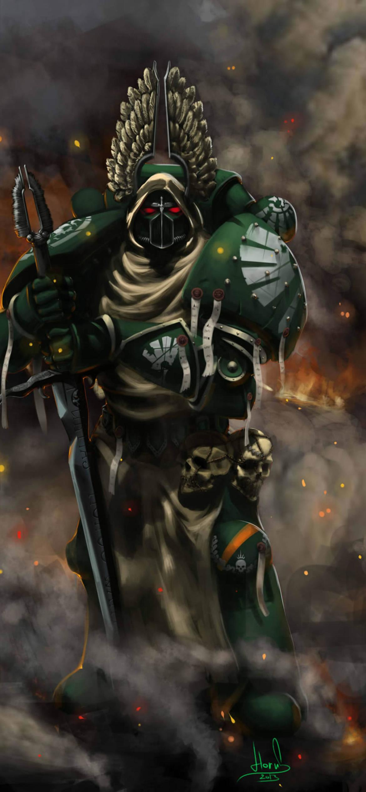 1170x2532 Dark Angel Wallpaper for iPhone 12 Pro
