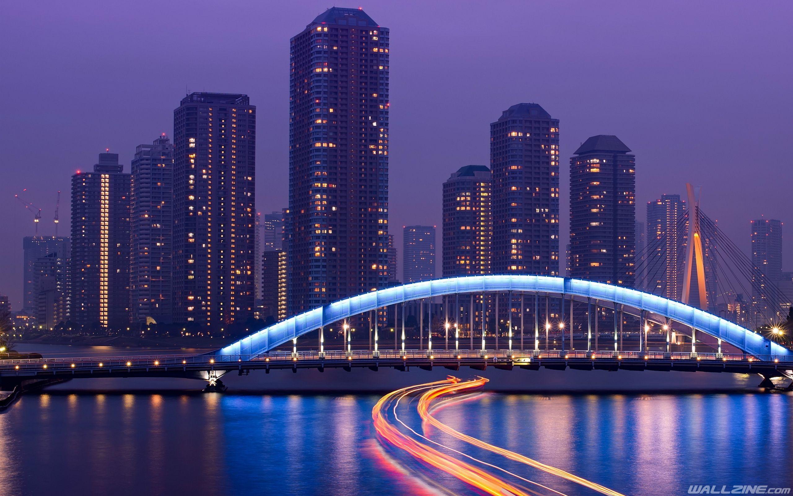 2560x1600 Tokyo Skyline Wallpaper Desktop Background