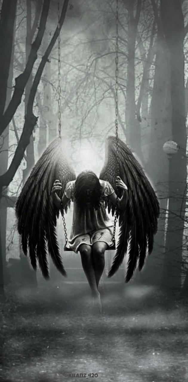 630x1280 Fallen Angel wallpaper