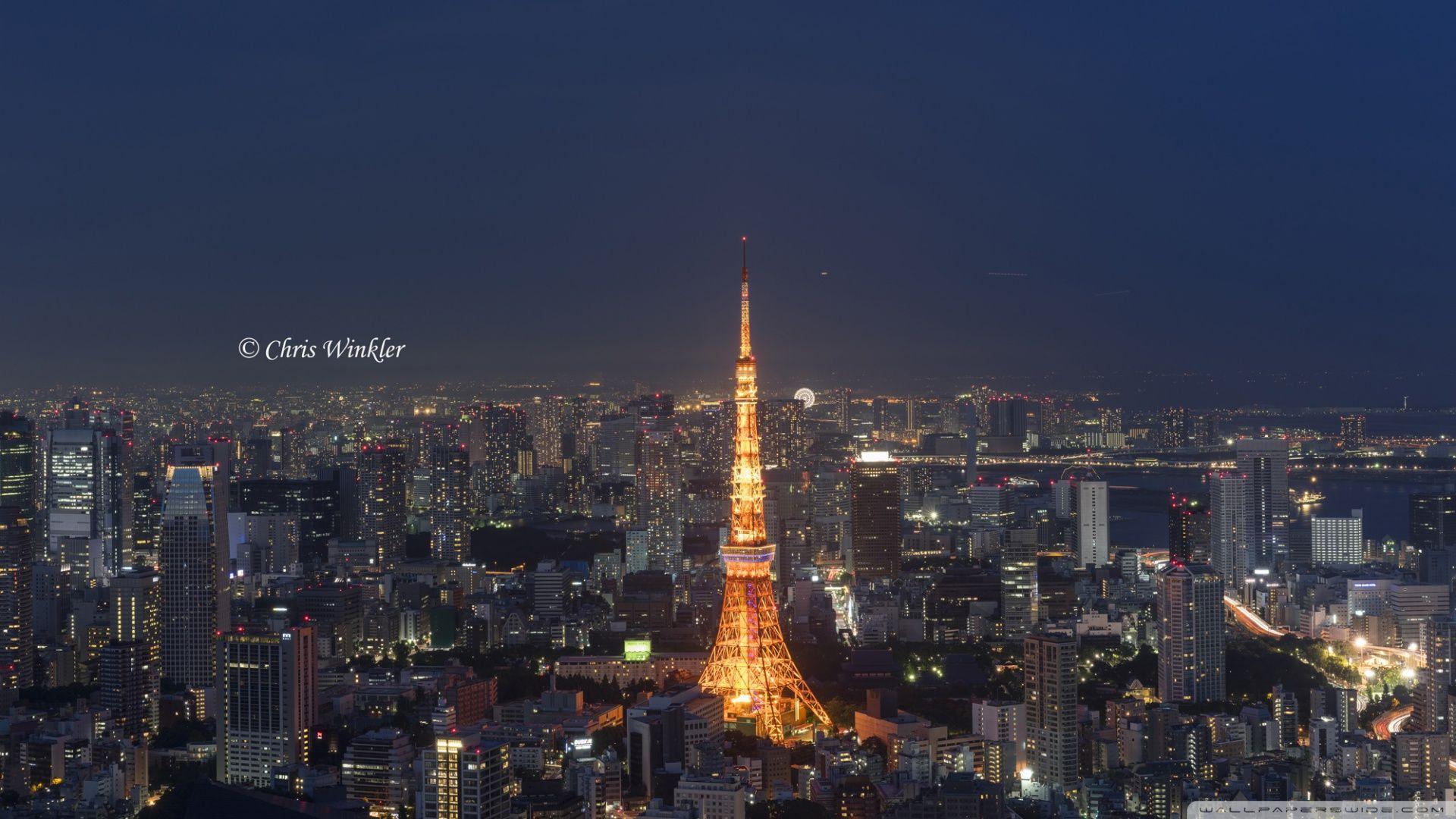 1920x1080 Tokyo Skyline Wallpaper High Quality Resolution