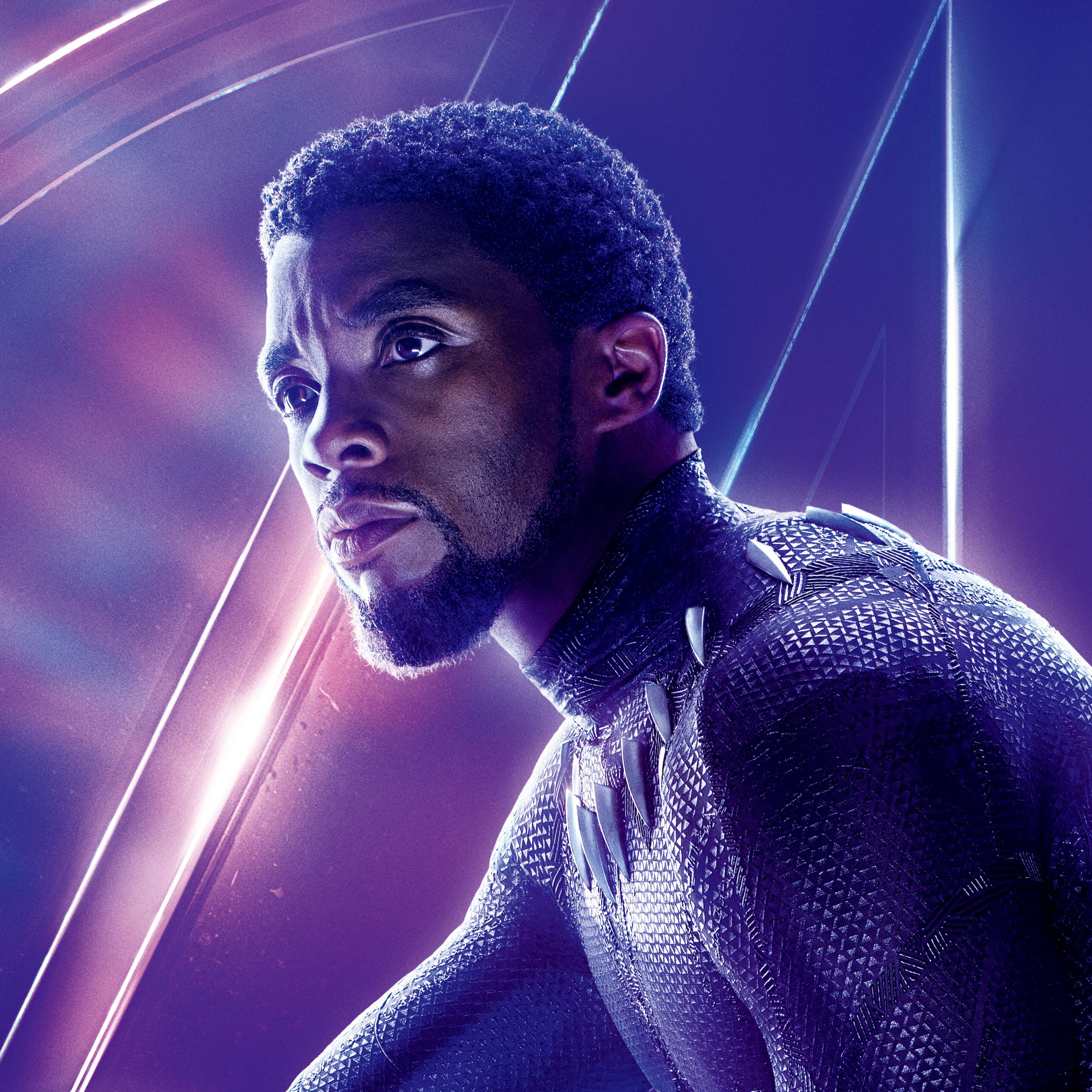 2932x2932 Download 2932x2932 wallpaper chadwick boseman, black panther, avengers: infinity war, movie, superhero, ipad pro retina, 2932x2932 HD image, background, 6597