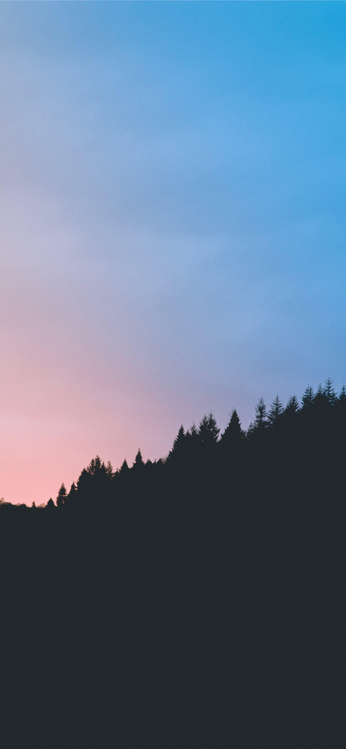 1125x2436 Silhouette iPhone Wallpaper