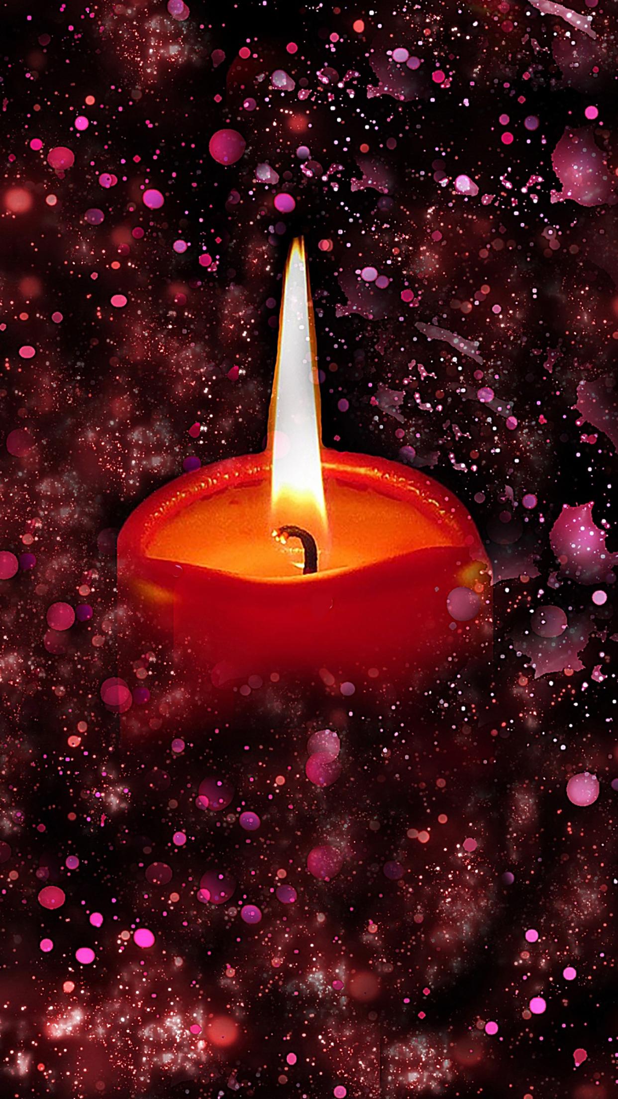 1242x2208 Candle : Glitters Wallpaper for iPhone Pro Max, X, 6