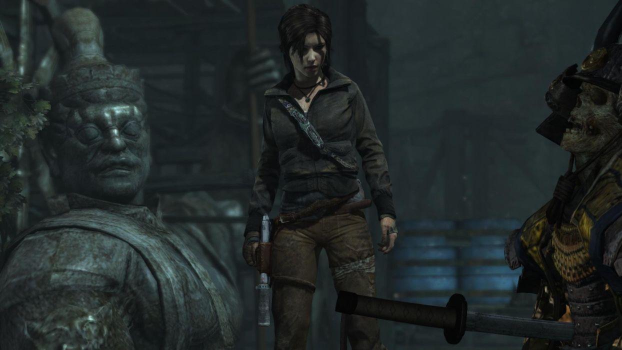 1244x700 Lara Croft Tombraider Samurai Oni wallpaperx1080