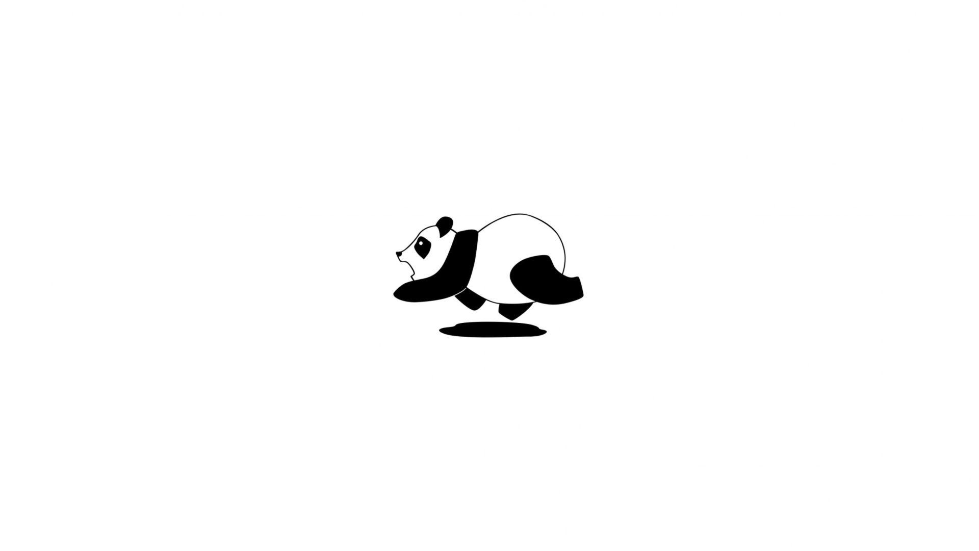 1920x1080 Cute Black and White Wallpaper