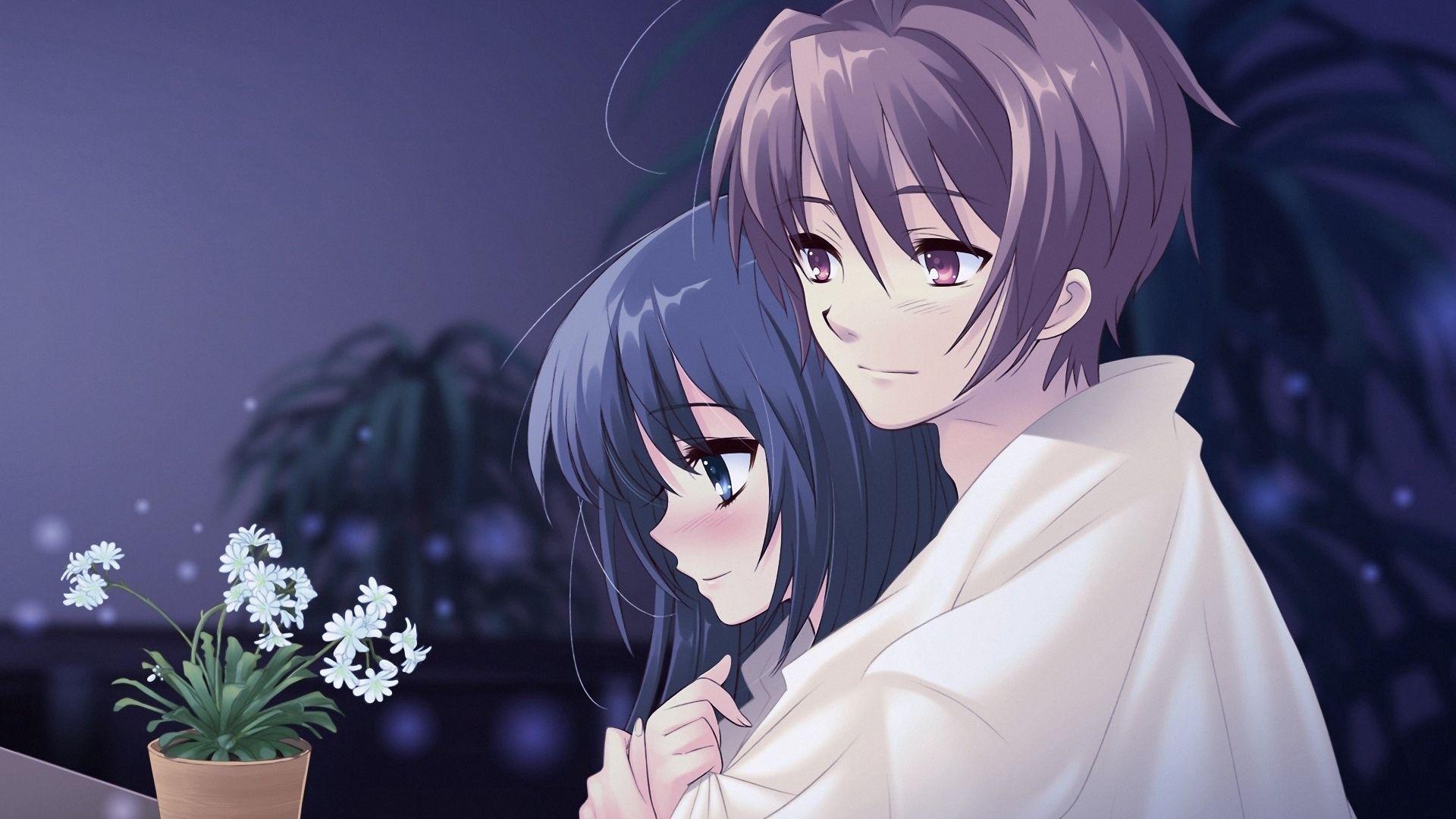 1920x1080 Cute Anime Couple Wallpaper 1920x1080