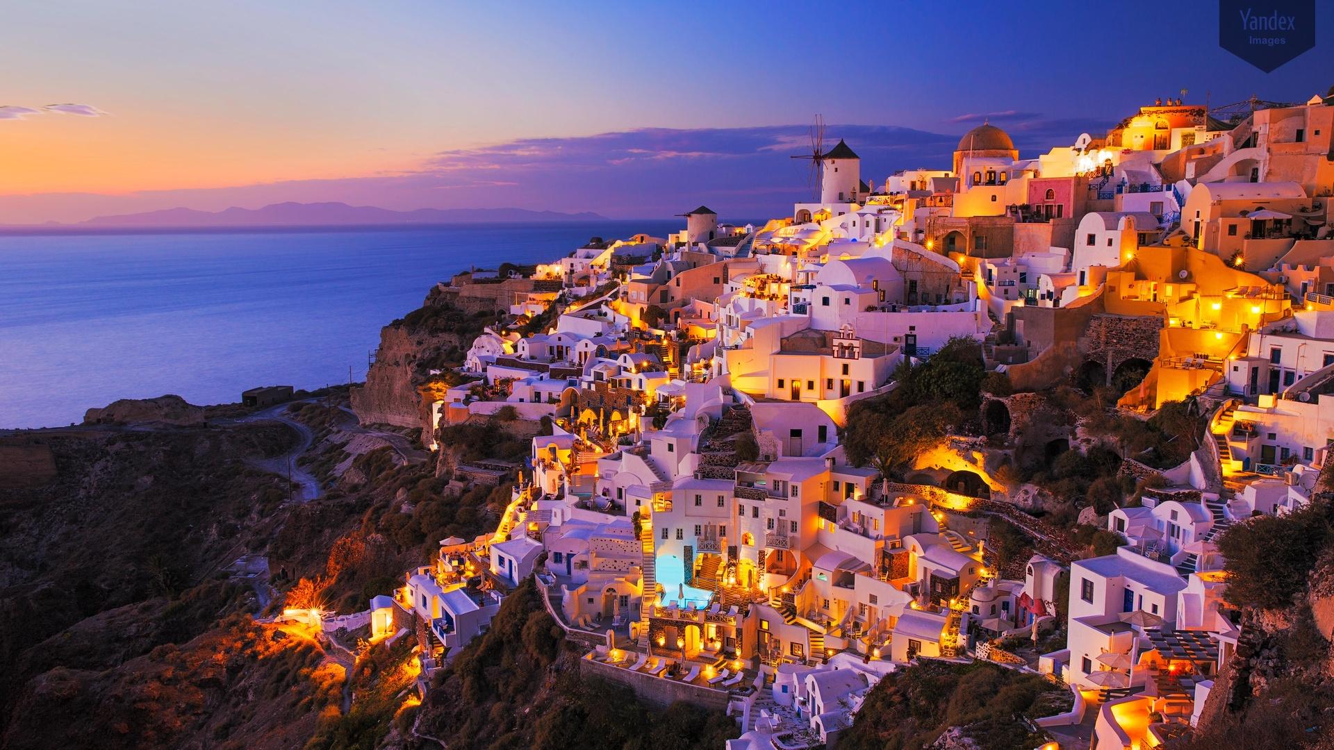 1920x1080 Santorini Wallpaper Qhd