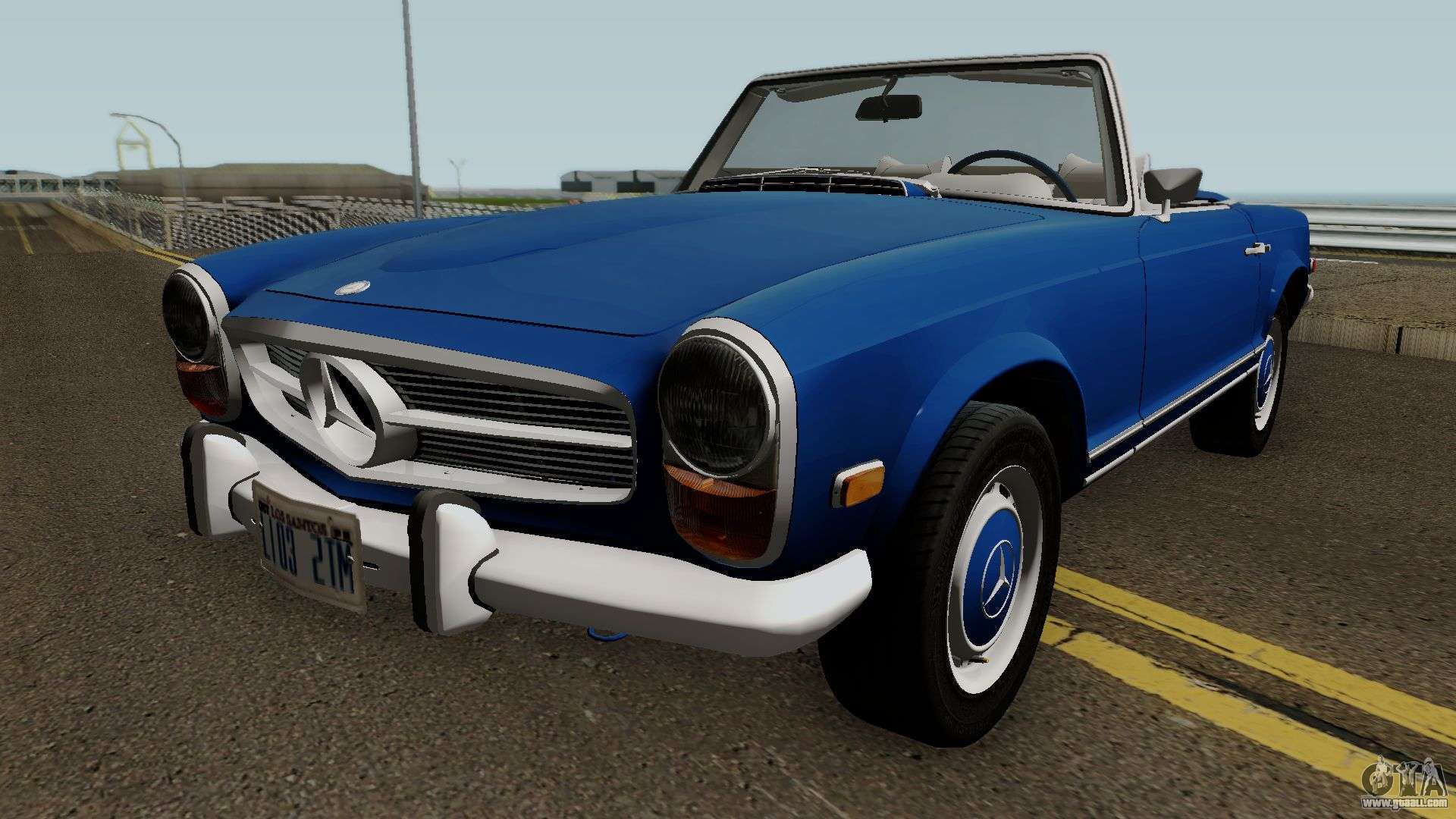 1920x1080 Mercedes Benz 280SL W113 1970 (US Spec) For GTA San Andreas