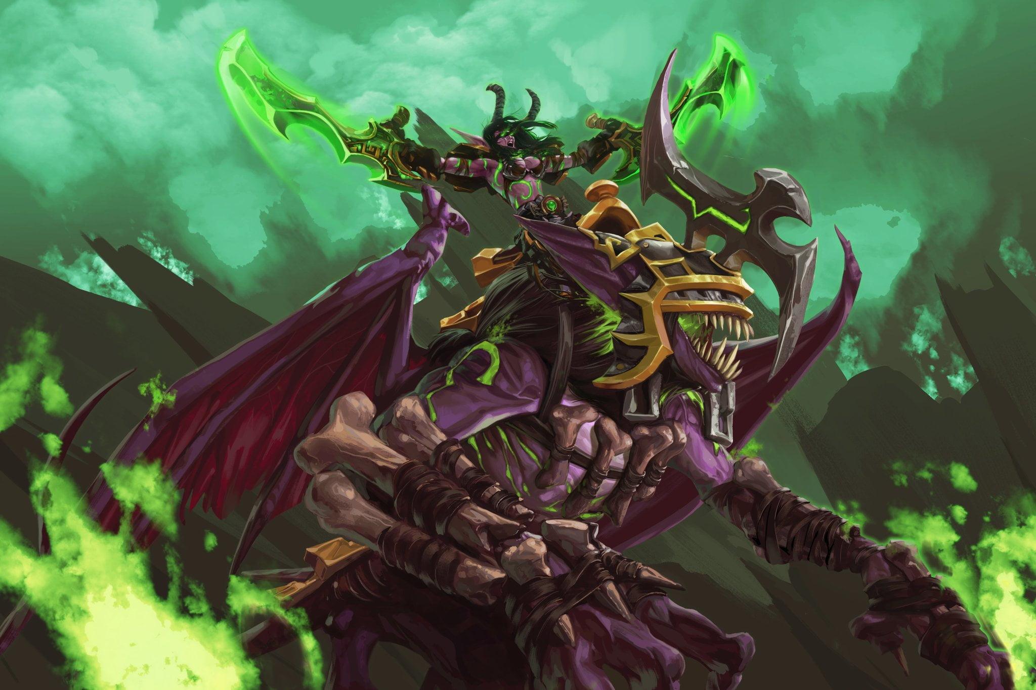 2048x1365 Demon Hunter Wallpaper Wow