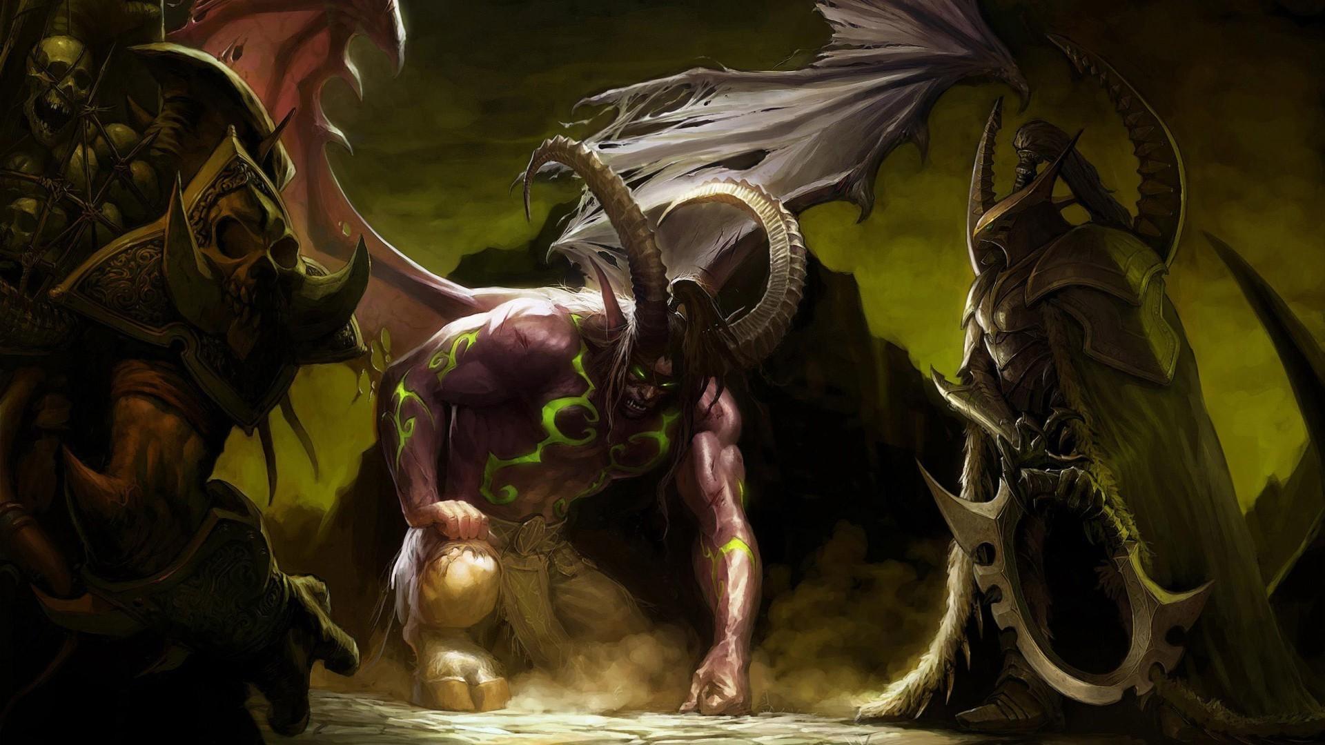 1920x1080 demon world of warcraft illidan stormrage HD wallpaper, Background