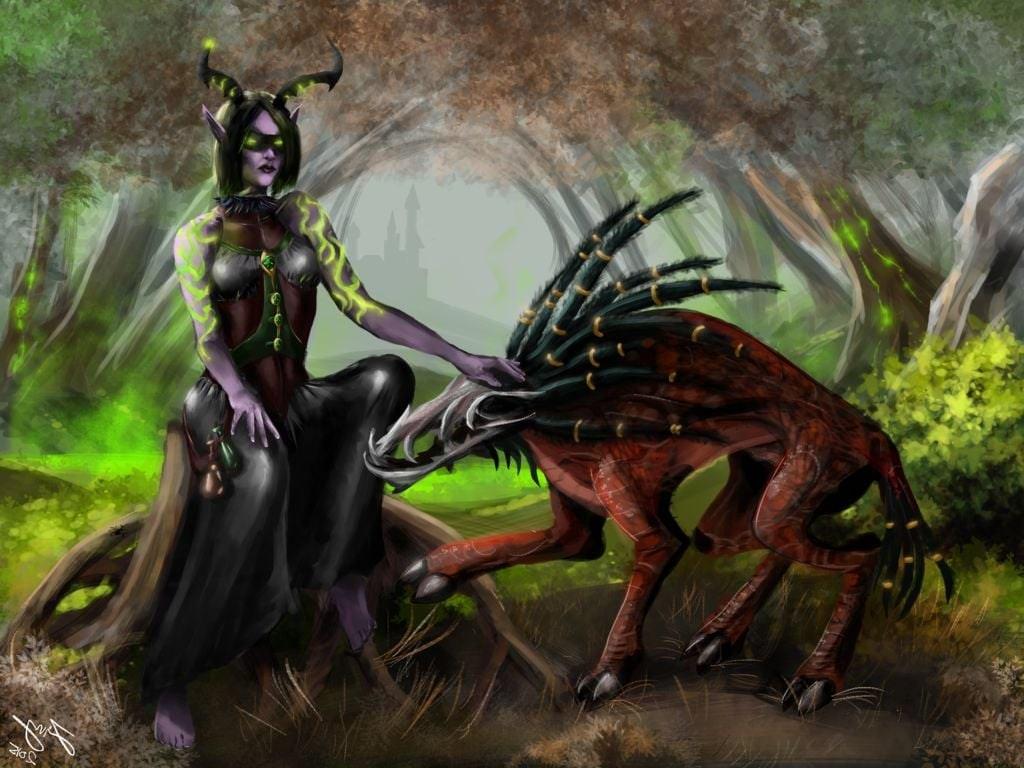 1024x768 demon hunter world of warcraft legion High quality walls