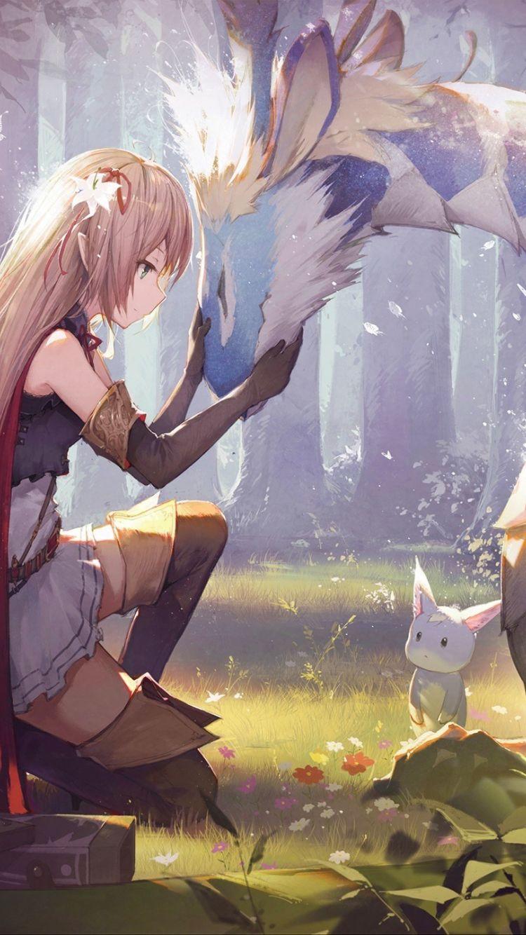 750x1334 Shadowverse Anime Wallpaper