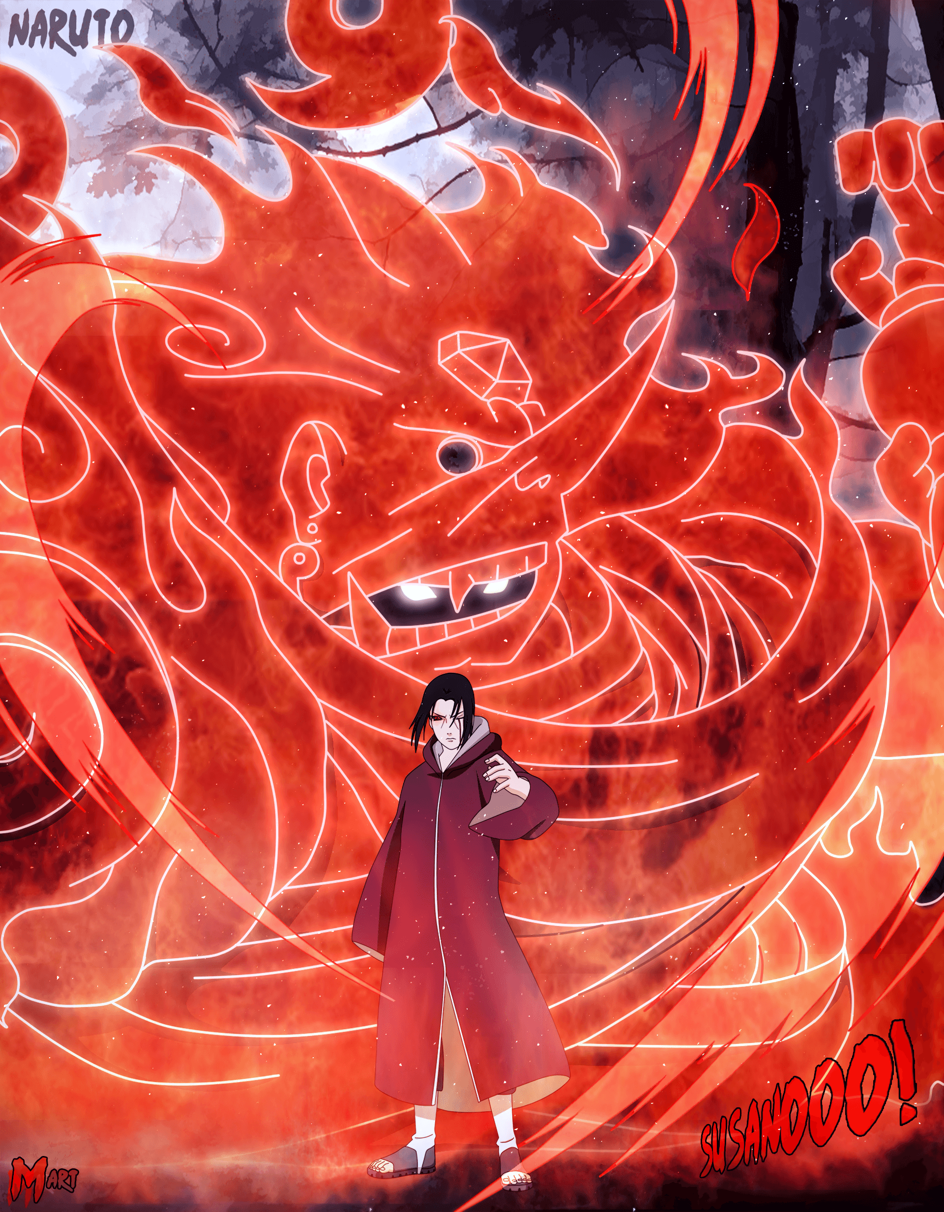 1920x2466 Wallpaper Susanoo Itachi