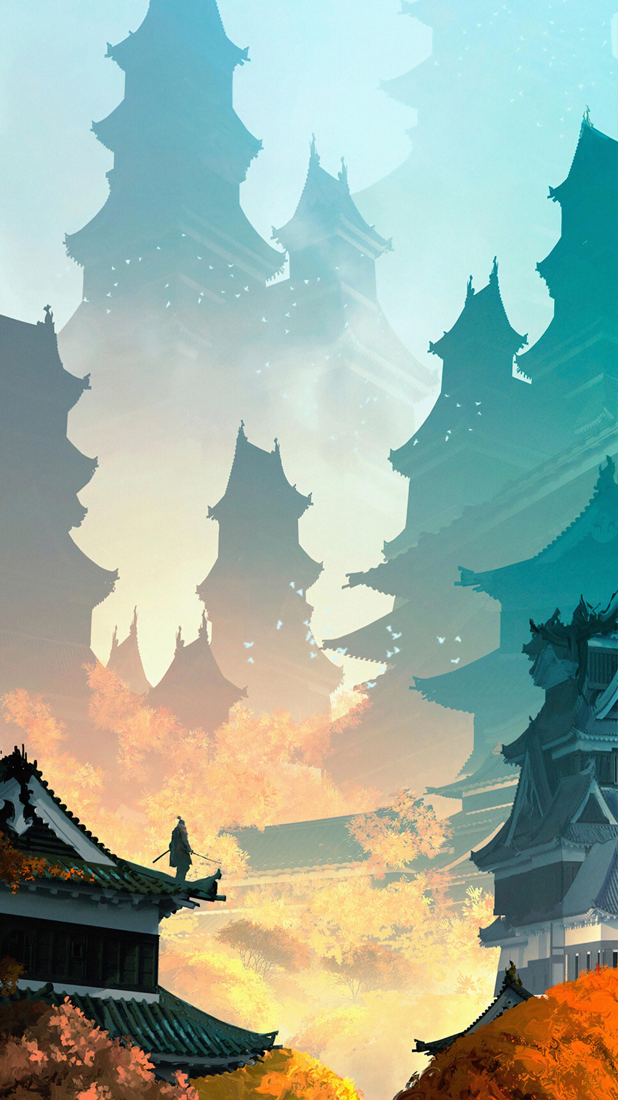 2160x3840 Sekiro Shadows Die Twice, Japanese Temple, 4K phone HD Wallpaper, Image, Background, Photo and Picture. Mocah HD Wallpaper