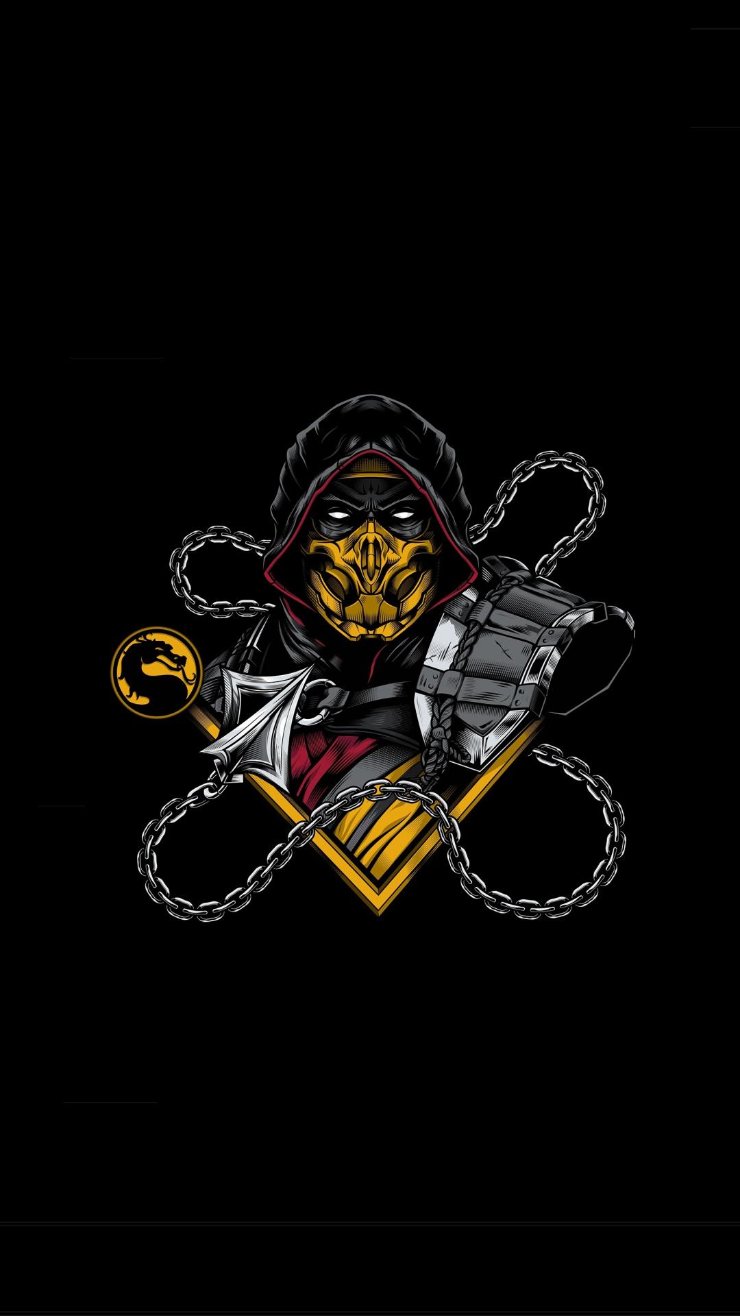 1080x1920 Download Scorpian, art, Mortal Kombat wallpaper, 1080x Samsung Galaxy S S Note, Sony Xperia Z, Z Z Z HTC One, Lenovo Vibe, Google Pixel OnePlus Honor Xiaomi Redmi Note