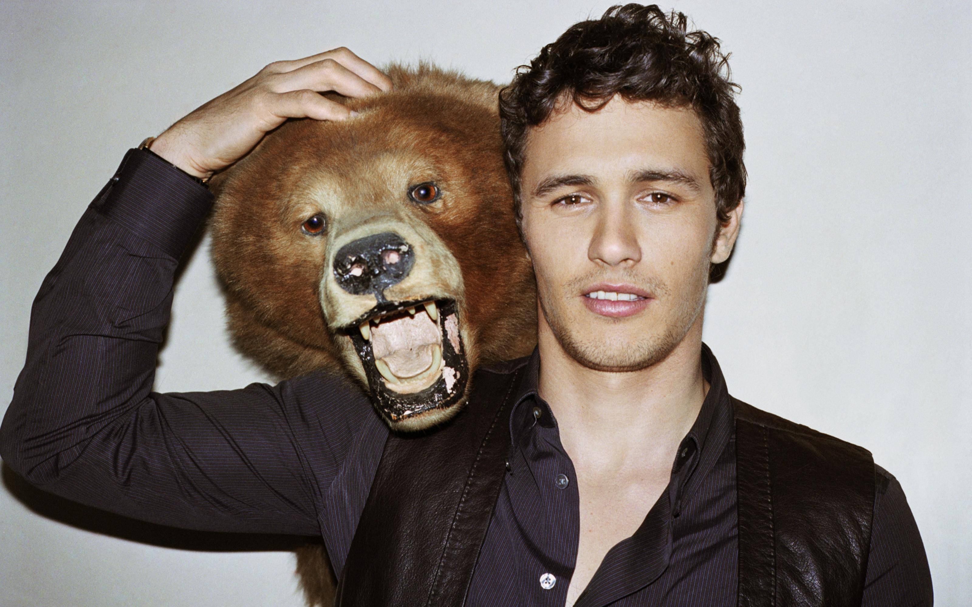 3200x2000 James Franco With Bear Wallpaper, HD Celebrities 4K Wallpaper, Image, Photo and Background
